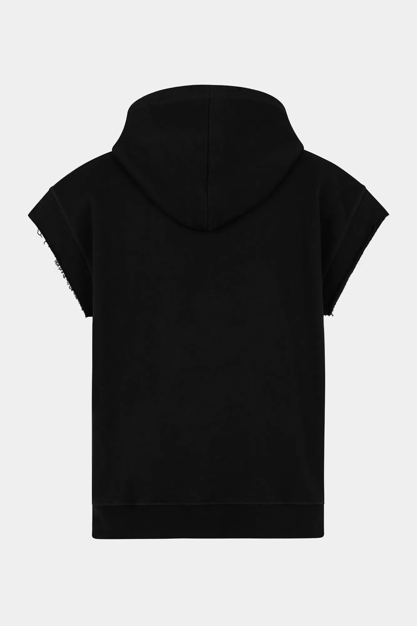 Sweatshirts^Dsquared2 Adriana Fit Mouwloos Sweatshirt Met Capuchon Zwart