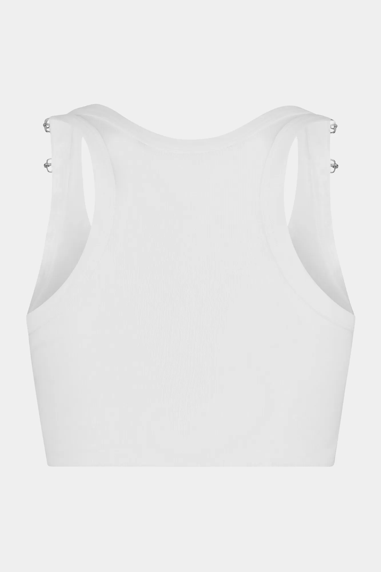 Tops En T-Shirts^Dsquared2 Algehele Rib-Top Wit