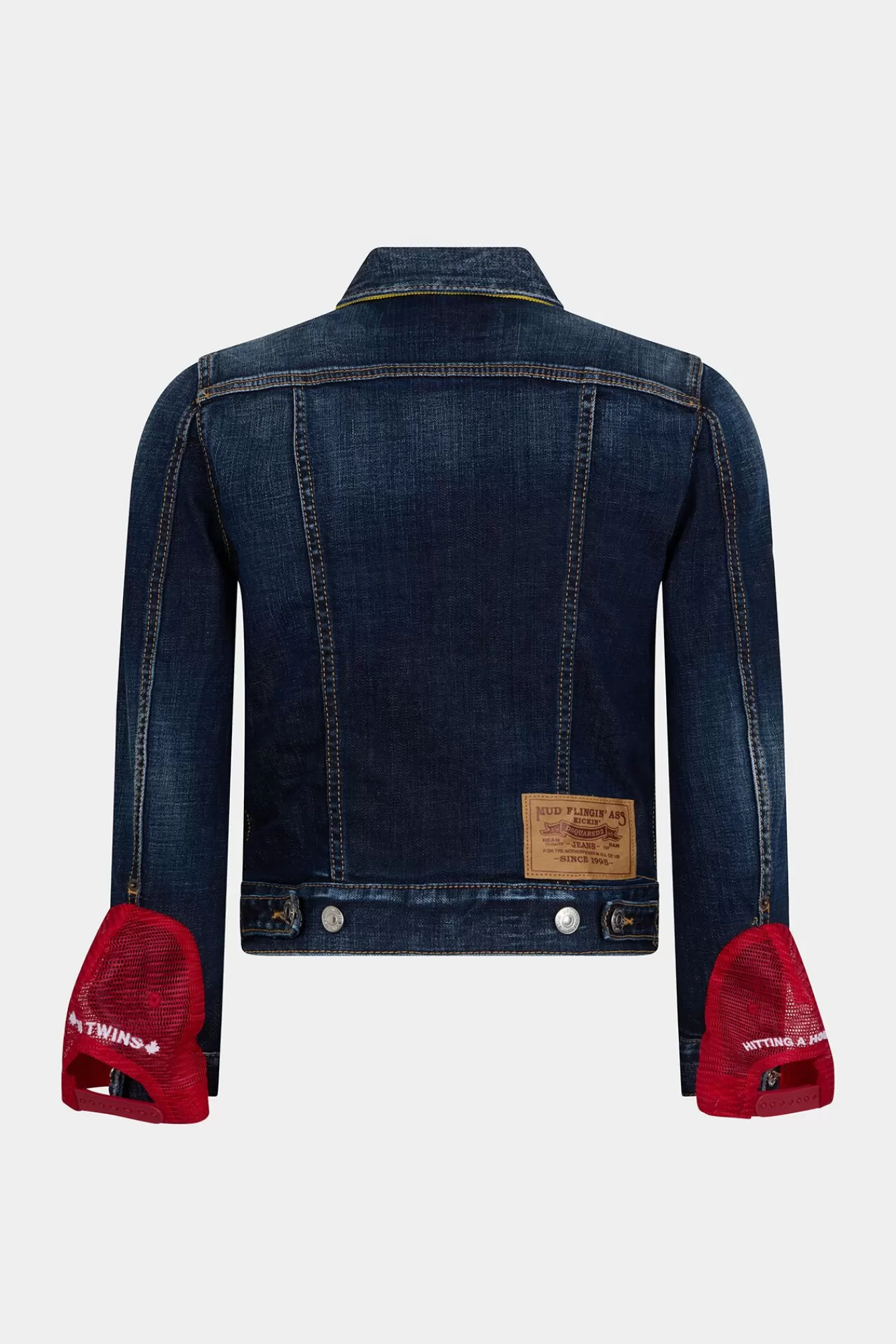 Jassen En Bovenkleding^Dsquared2 Baseballpet Jeansjasje Marine