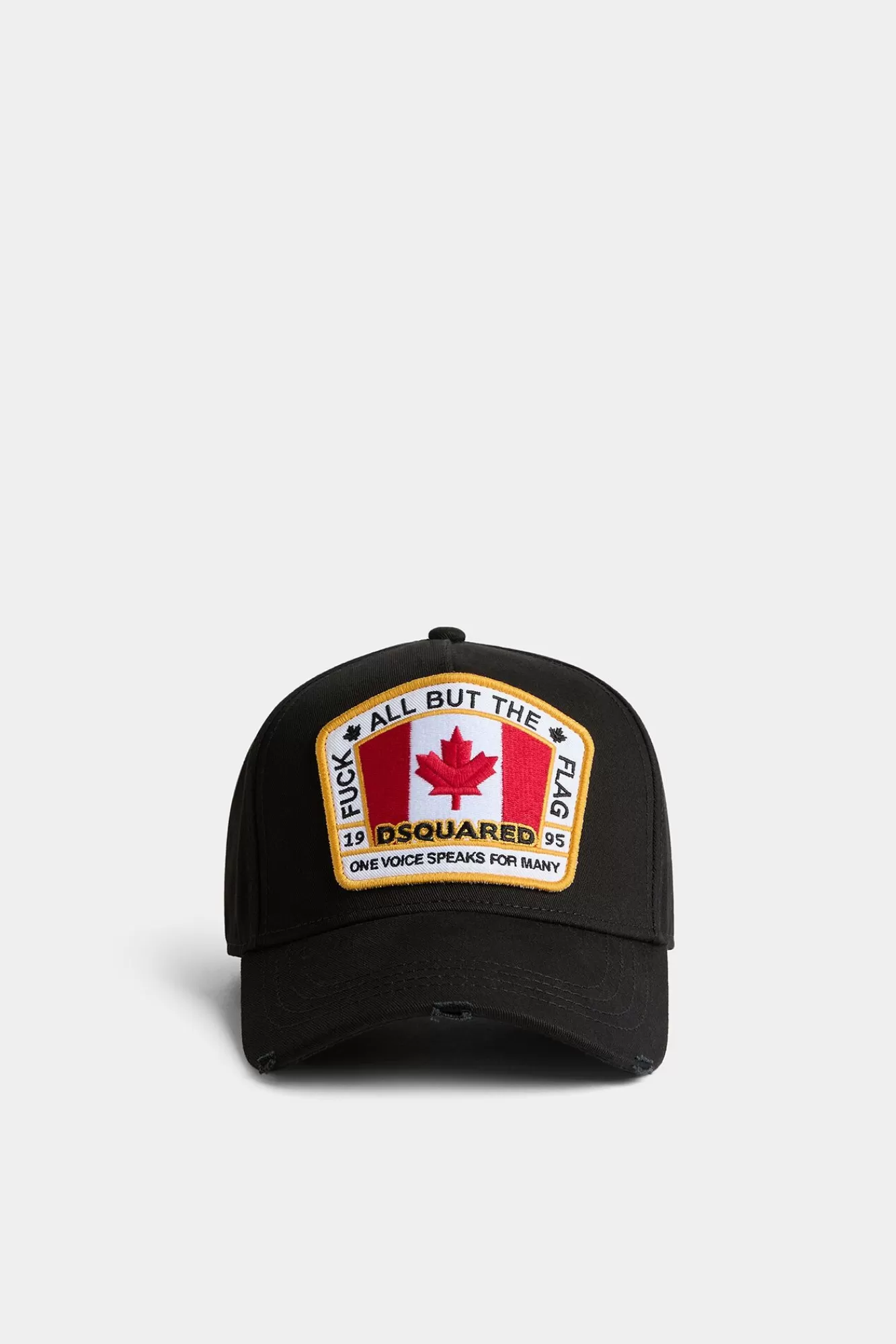 Hoofddeksels^Dsquared2 Baseballpet Met Canadese Vlag Zwart