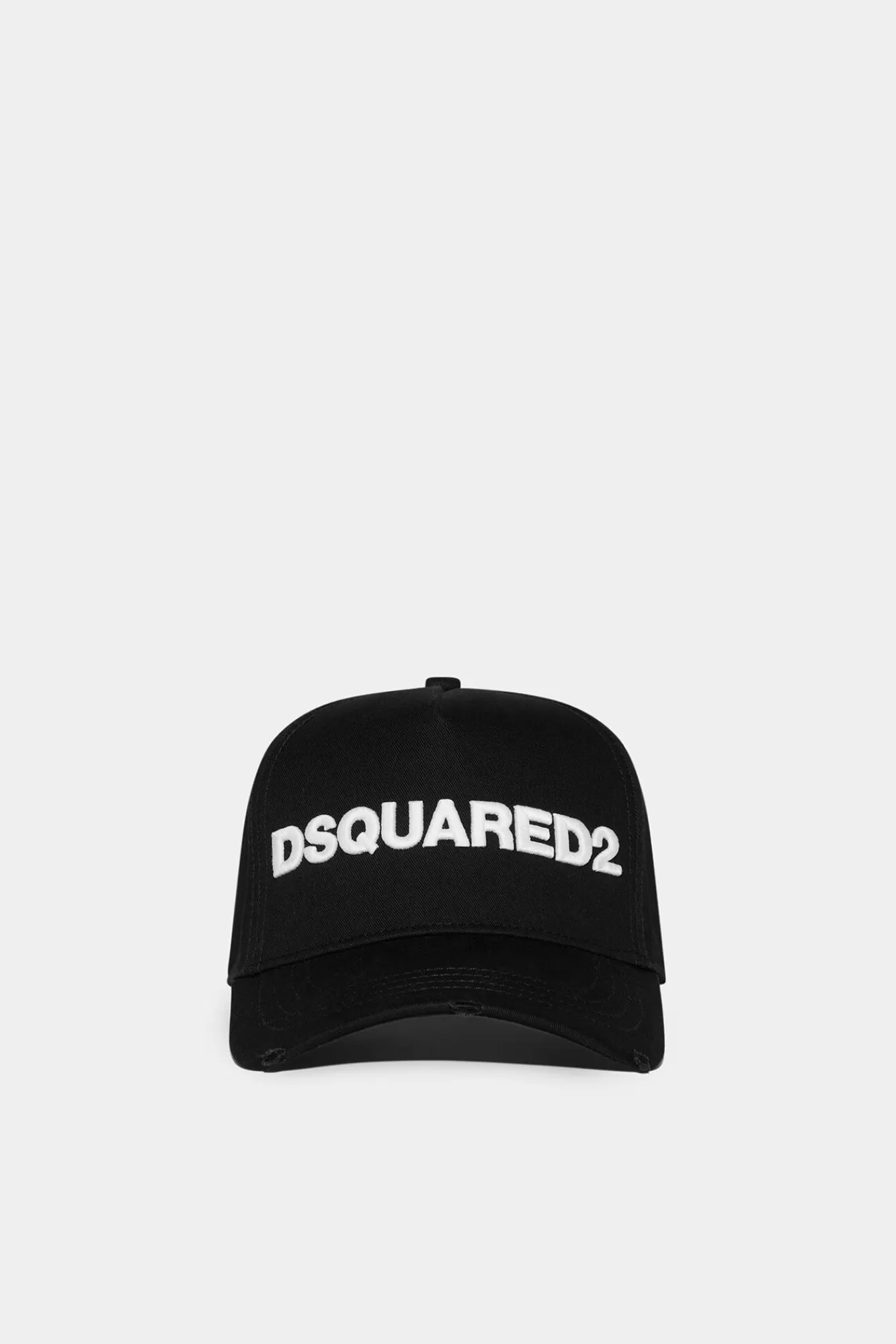 Hoofddeksels^Dsquared2 Baseballpet Met -Logo Zwart Wit