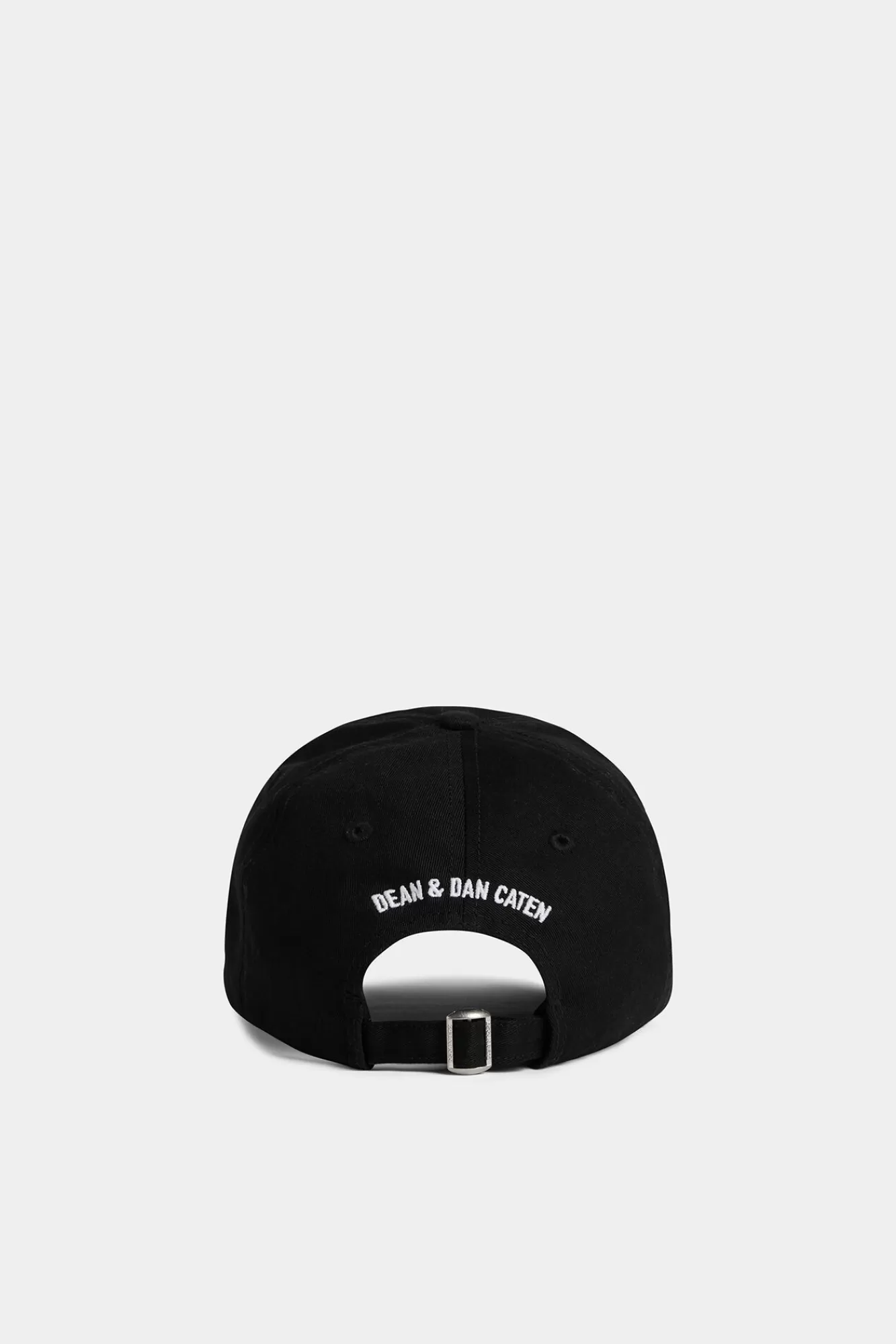 Hoofddeksels^Dsquared2 Baseballpet Met -Logo Zwart Wit