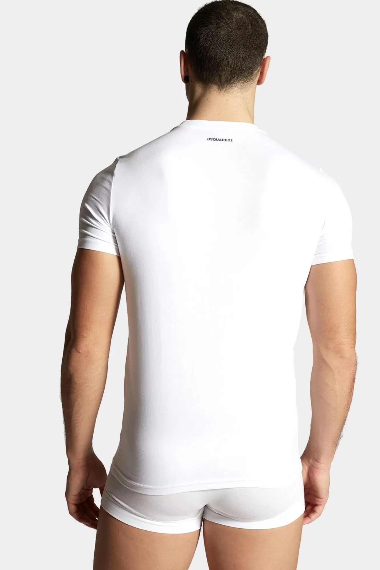 Ondergoed^Dsquared2 Basic T-Shirt, Dubbelpak Wit