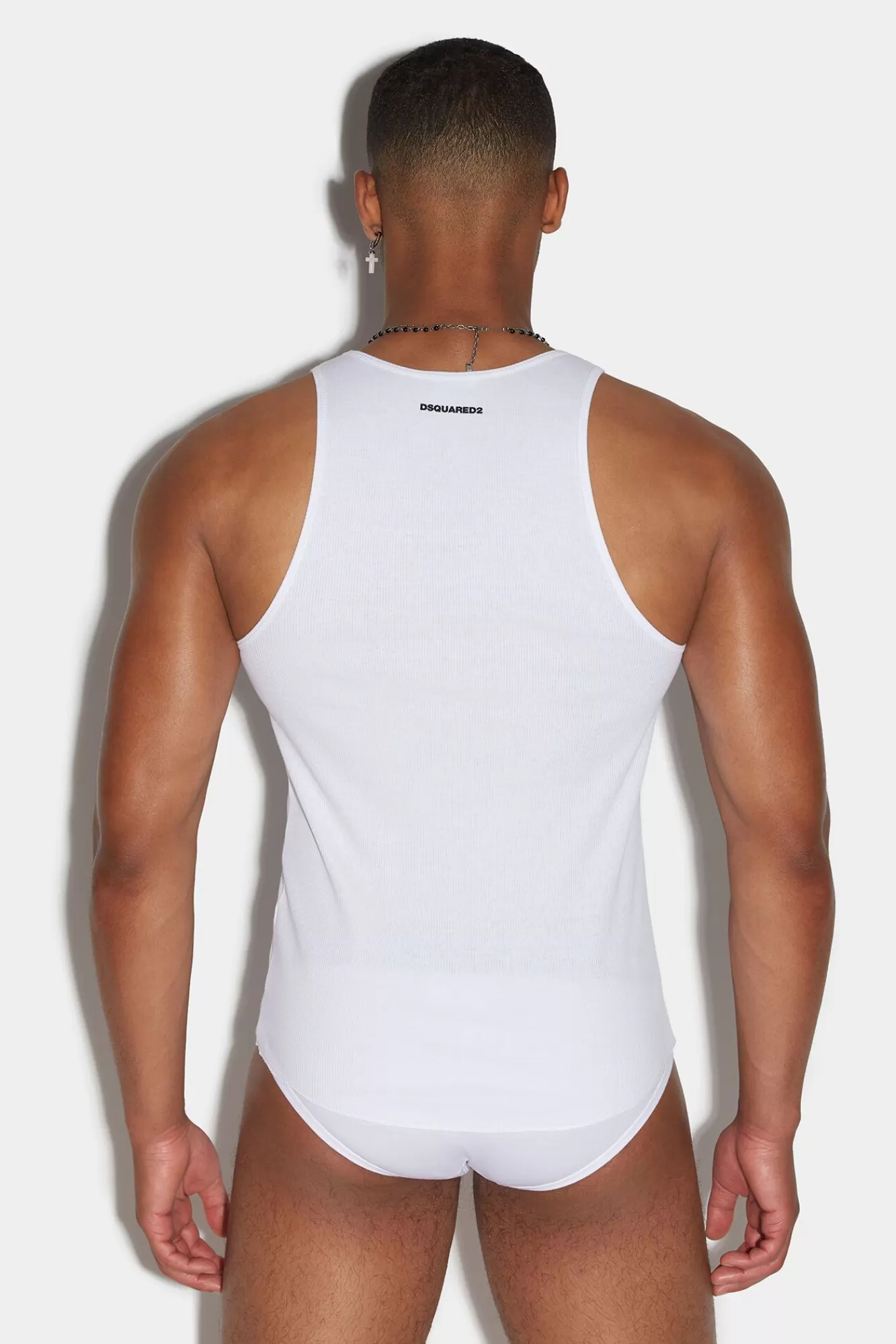 Ondergoed^Dsquared2 Basis Ondergoed Tanktop Wit