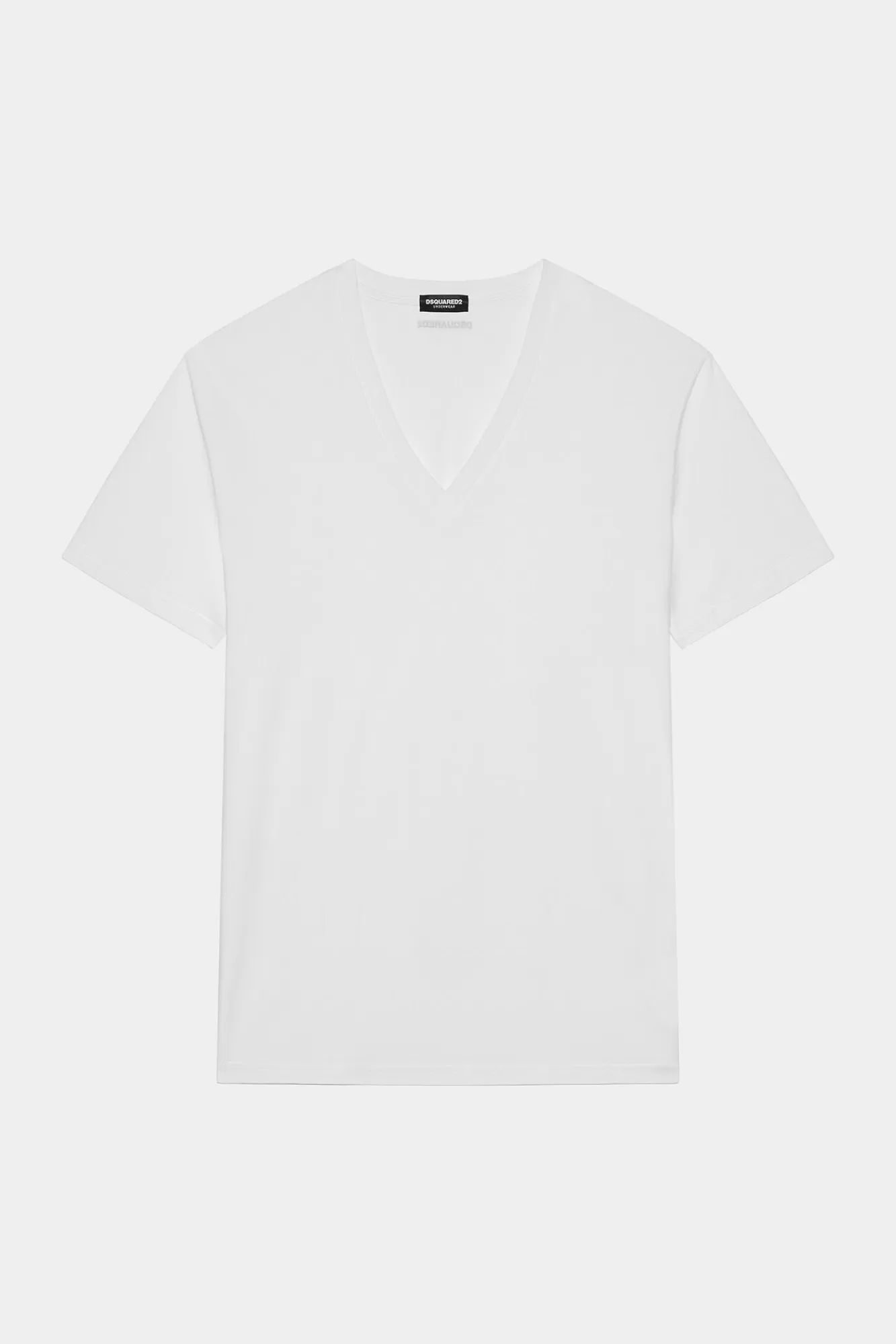 Ondergoed Basis^Dsquared2 Basis T-Shirt Met V-Hals Wit