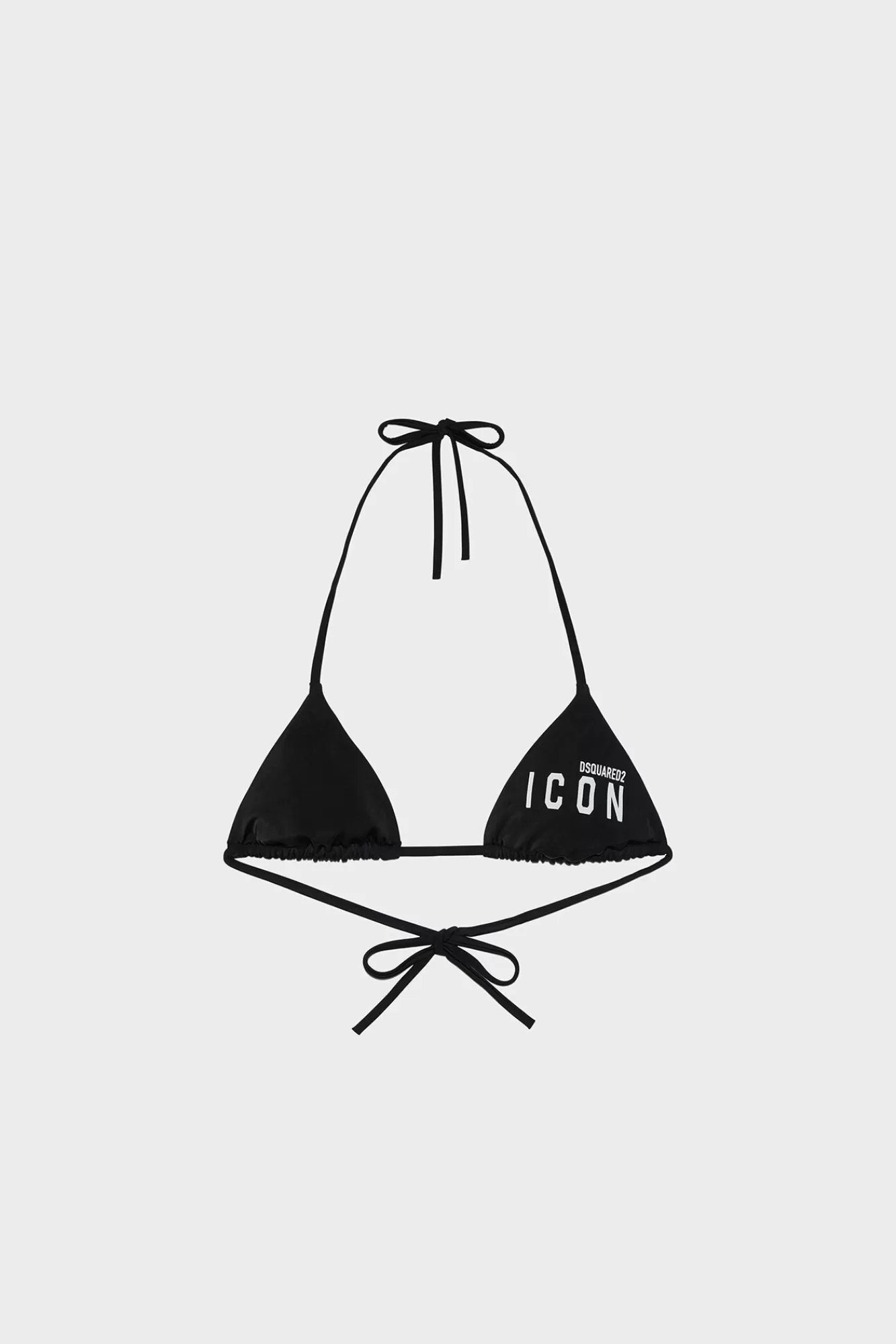 Strandkleding^Dsquared2 Be Icon Driehoekige Bikinitop Zwart