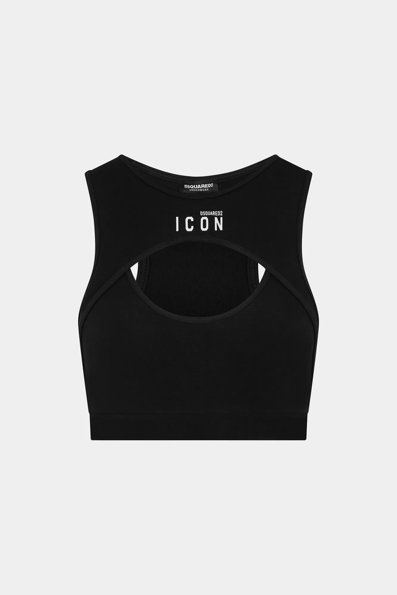 Ondergoed^Dsquared2 Be Icon Sportbeha Zwart