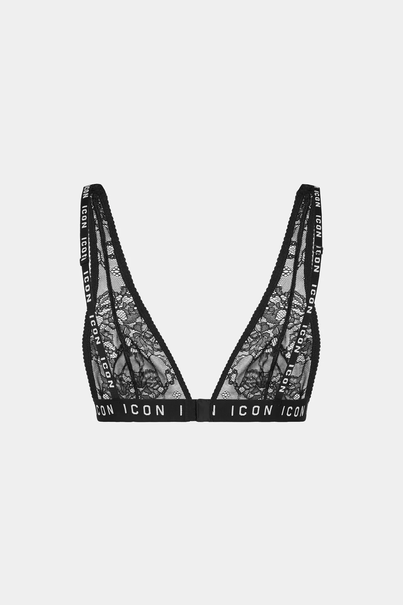 Ondergoed^Dsquared2 Be Icon Triangelbeha Zwart