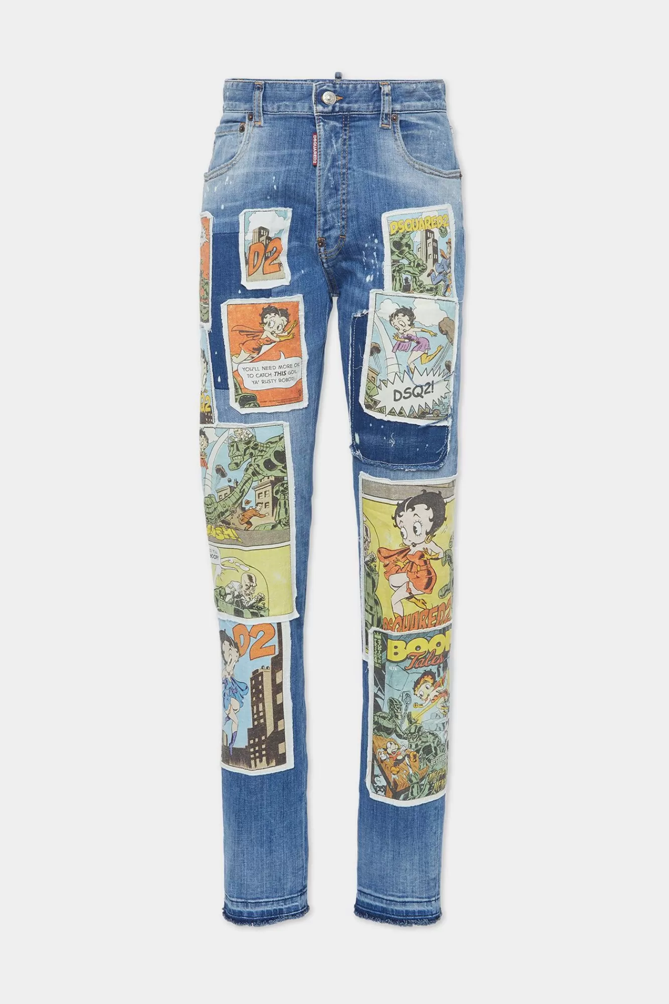 Jeans^Dsquared2 Betty Boop Wasjeans Met 5 Zakken Marine