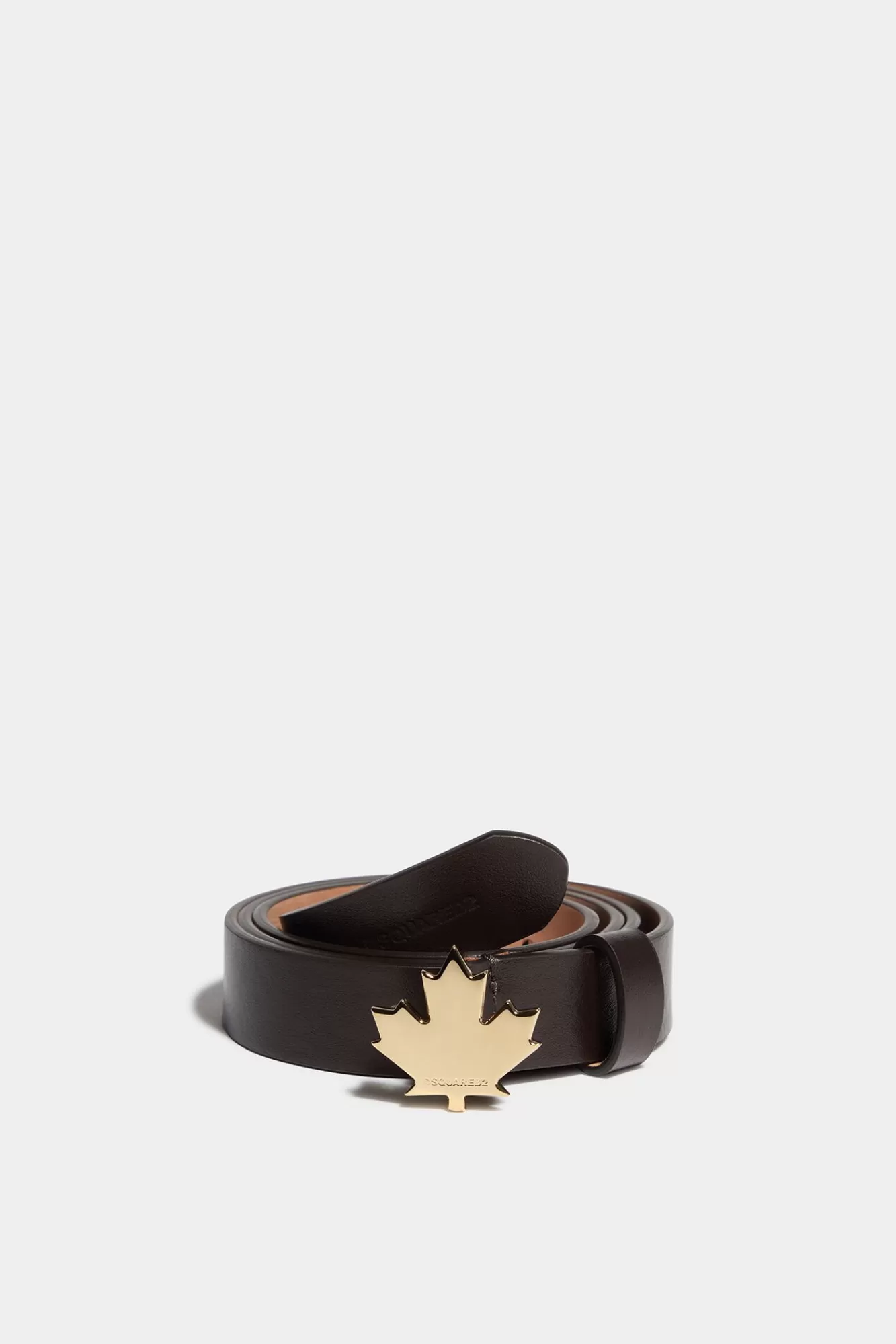 Riemen^Dsquared2 Blad Plaque Riem Bruin