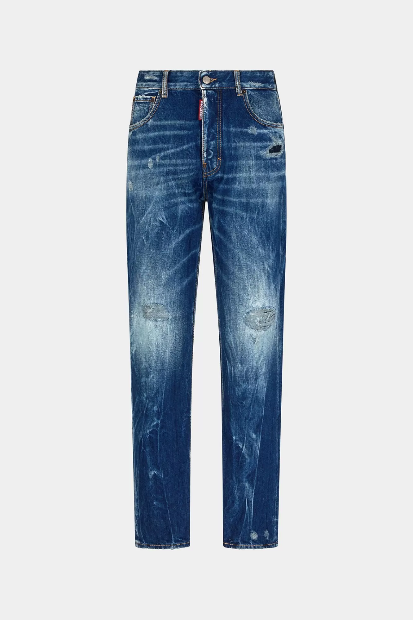 Jeans^Dsquared2 Blauwgrijze Wassing 642 Jeans Marine