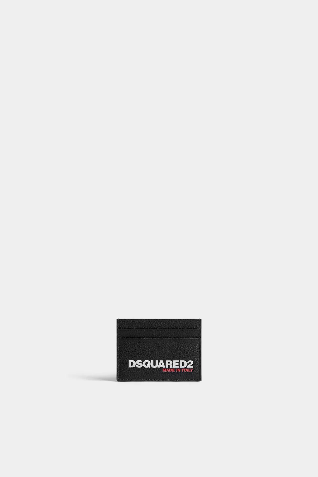 Kleine Lederwaren^Dsquared2 Bob-Creditcardhouder Zwart