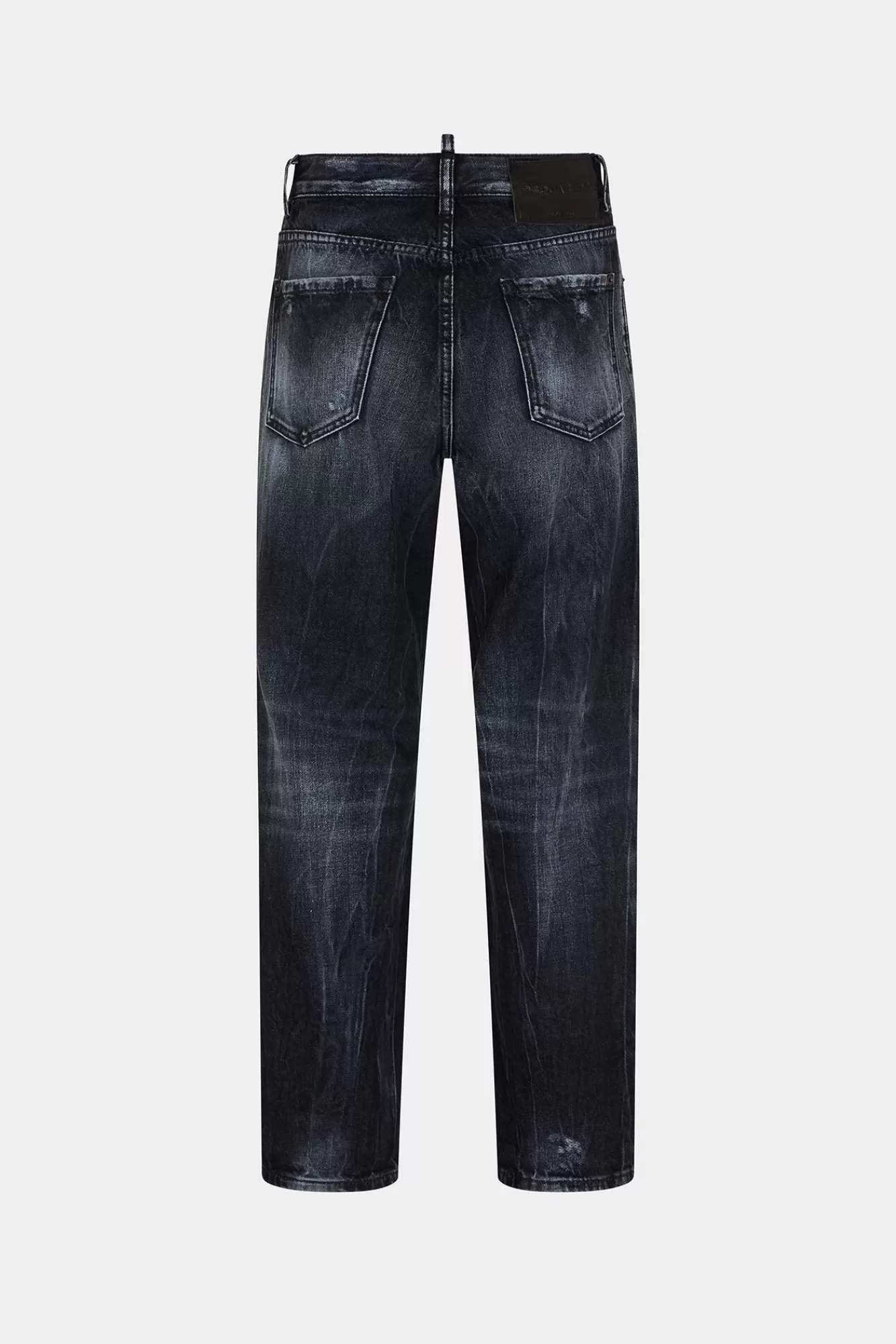 Jeans^Dsquared2 Boston Jeans In Grijze Wassing Zwart