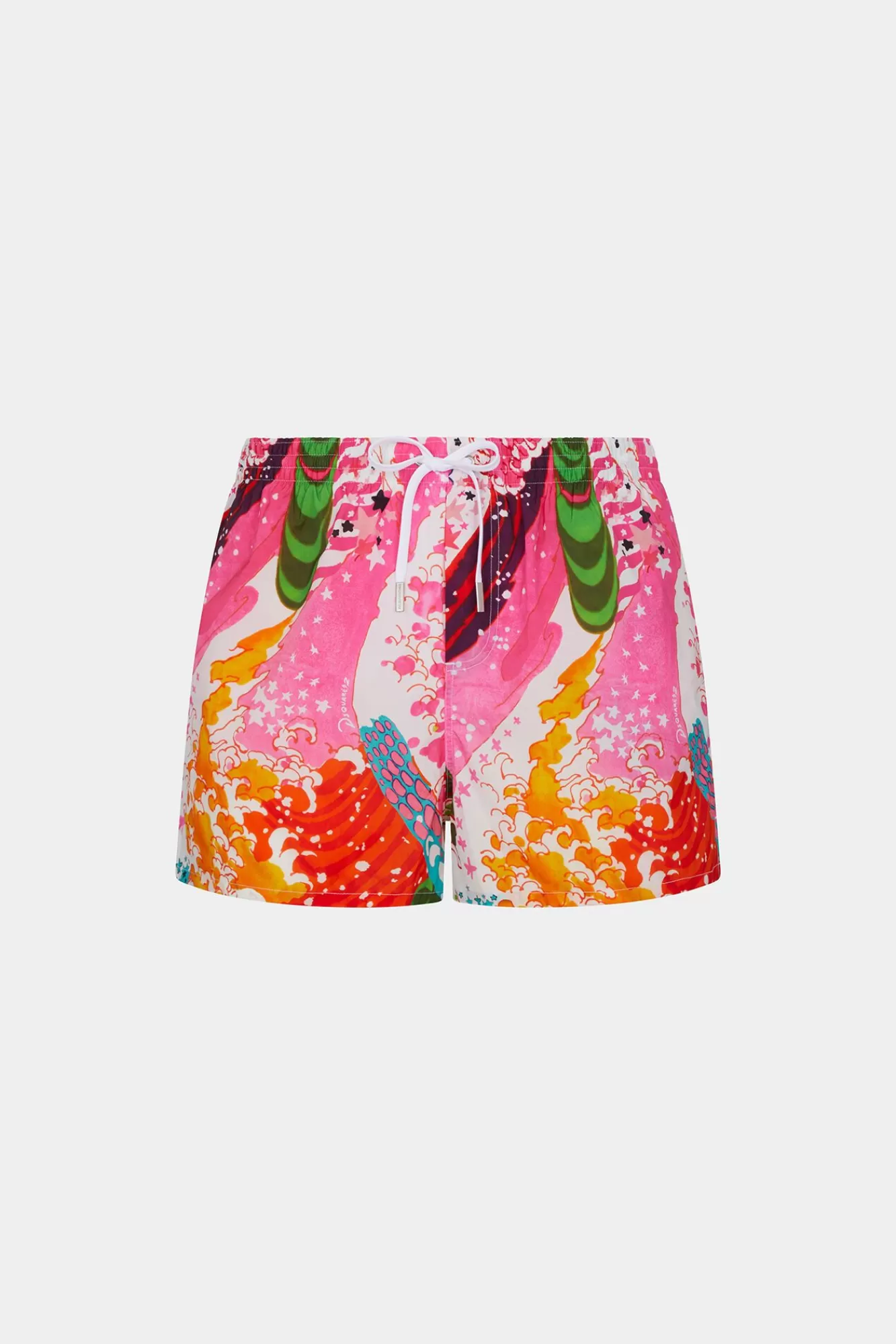 Strandkleding^Dsquared2 Boxer Midi Met All-Over Print Veelkleurig