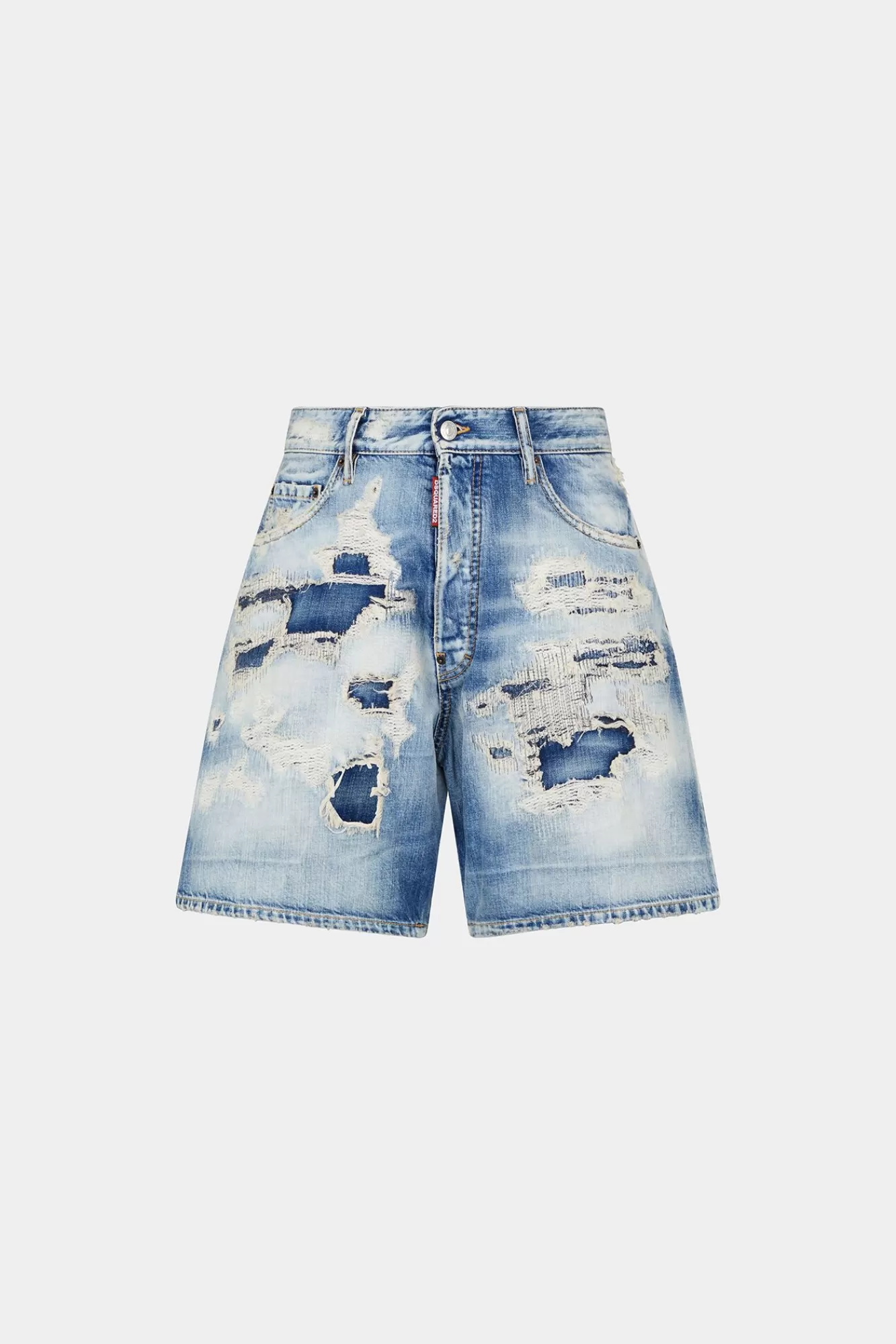 Korte Broek^Dsquared2 Boxershorts Met Shark Bite-Wassing Marine