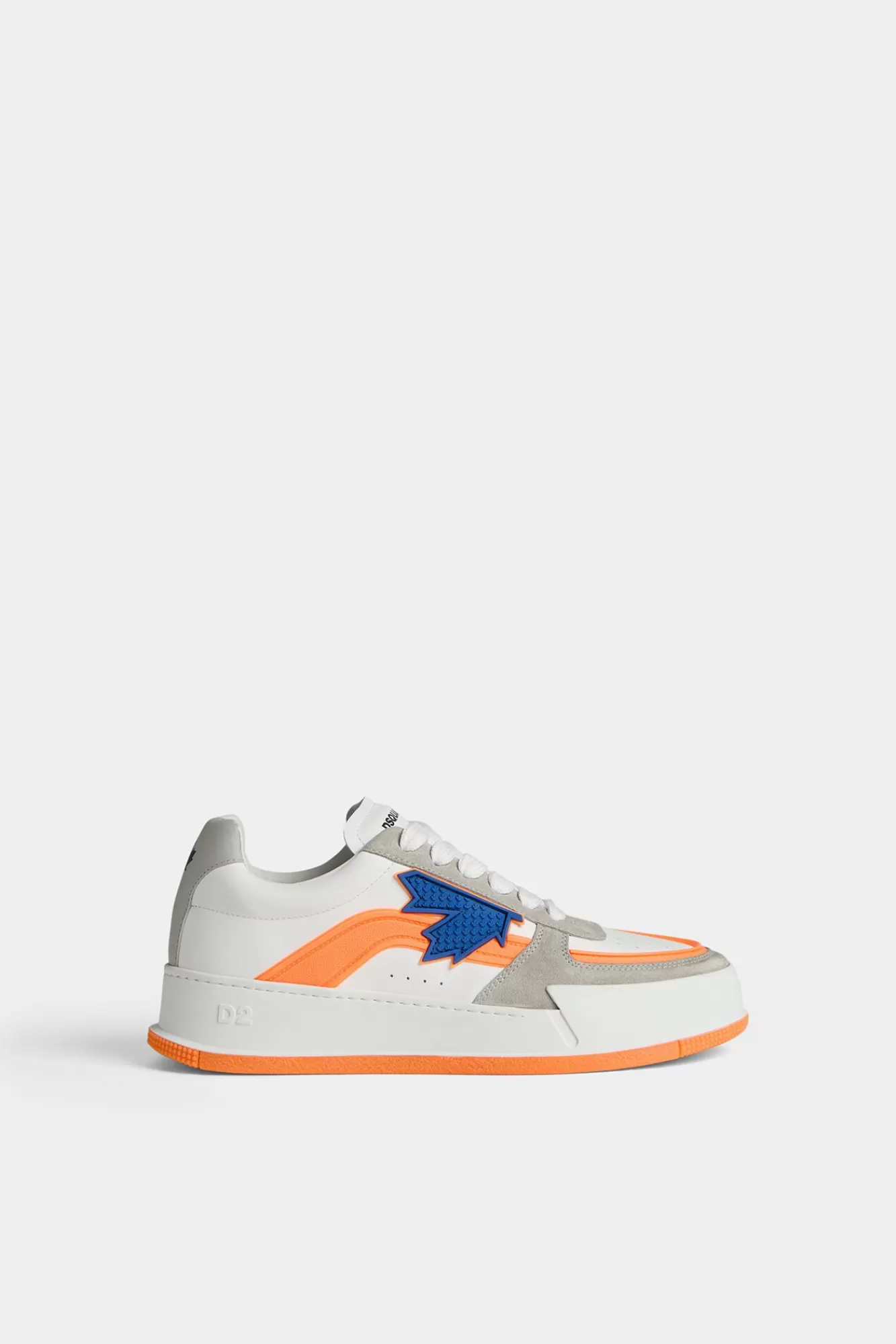 Sneakers^Dsquared2 Canadese Sneakers Wit/Oranje/Blauw