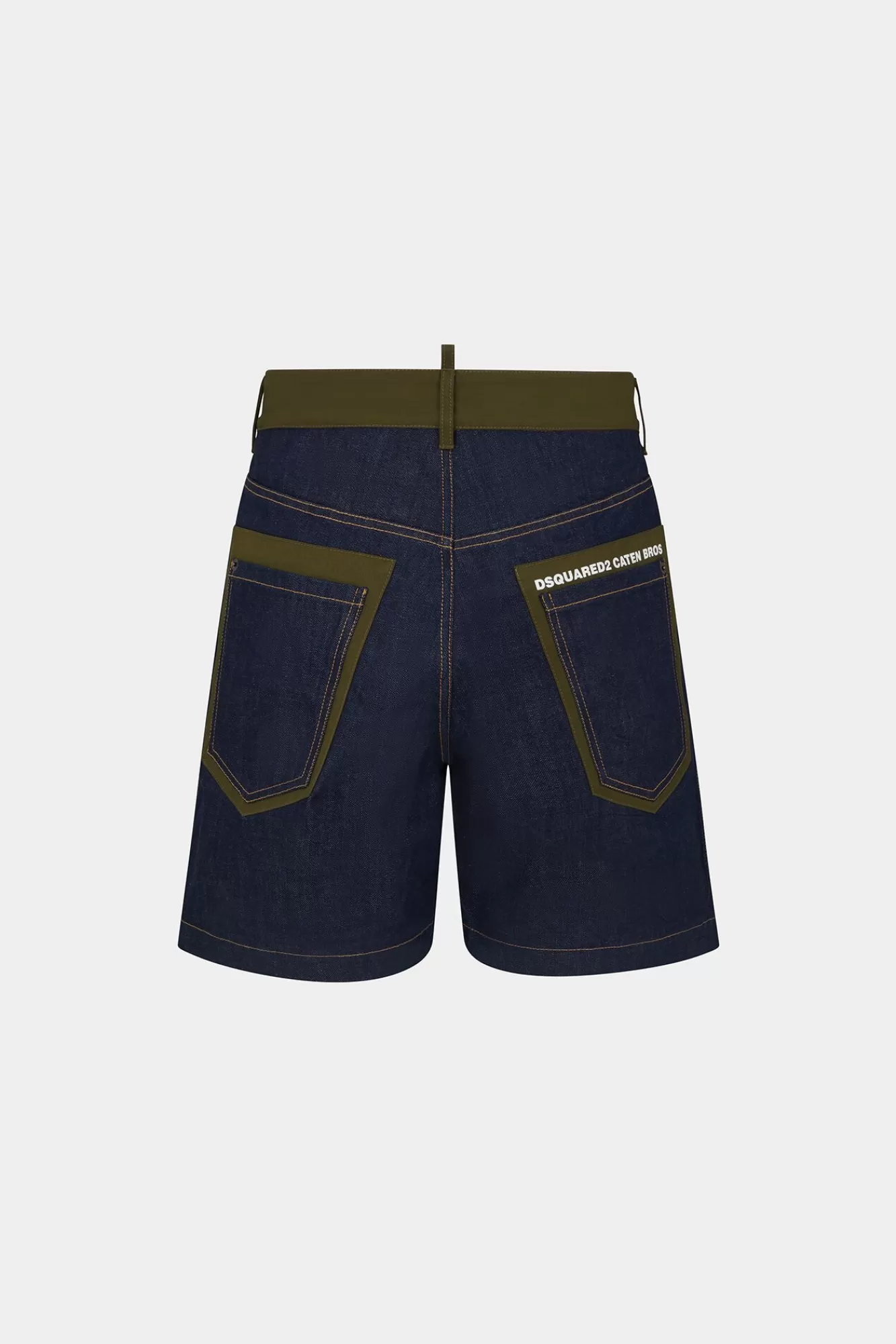 Co-Orden^Dsquared2 Caten Bros Marineshort Militaire Groen