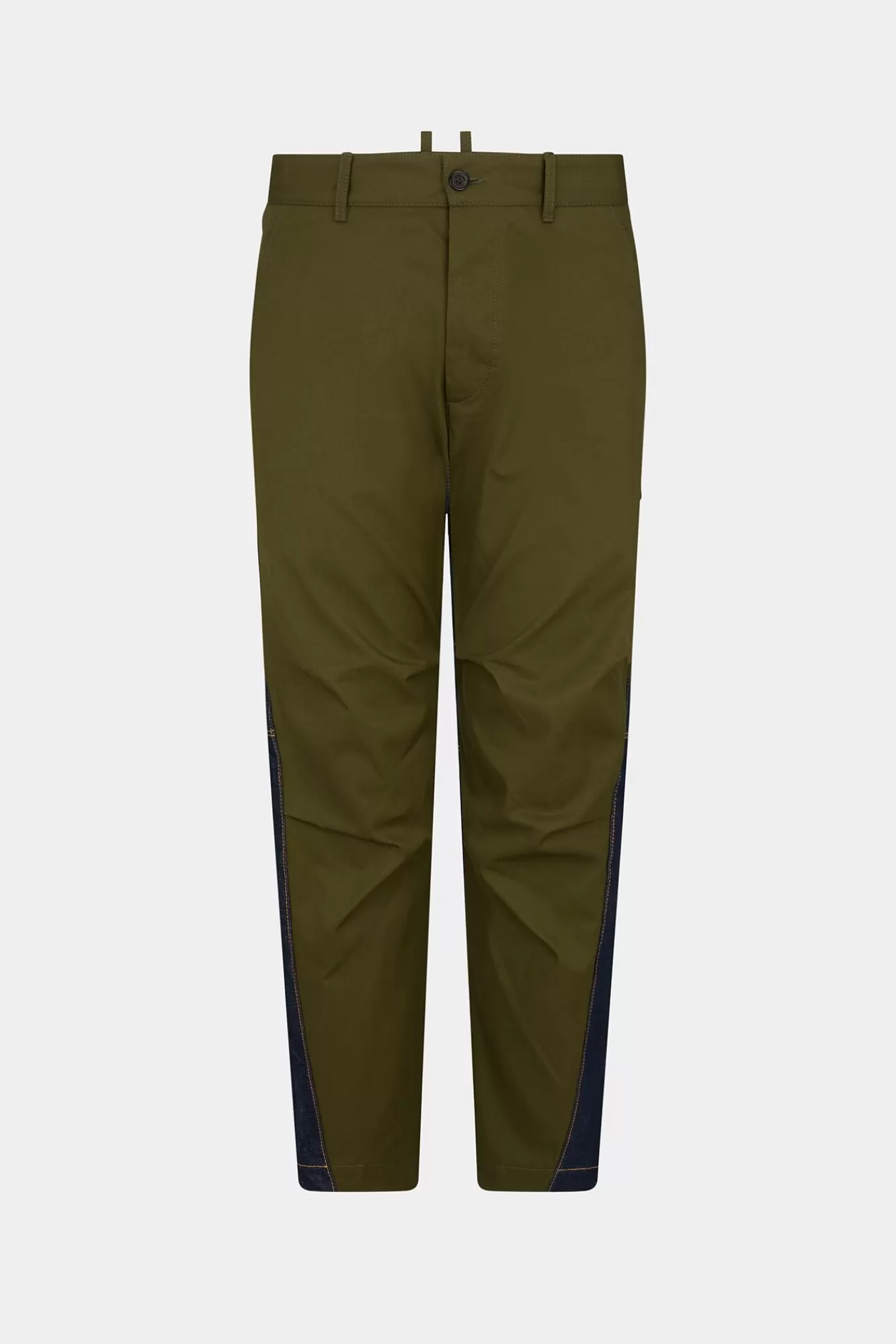 Broek^Dsquared2 Caten Bros Skipper-Broek Militaire Groen