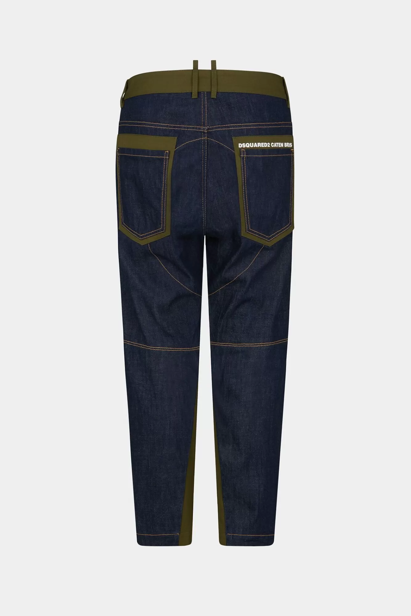 Broek^Dsquared2 Caten Bros Skipper-Broek Militaire Groen