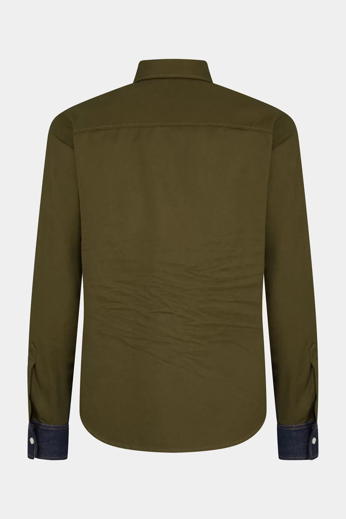 Co-Orden^Dsquared2 Caten Bros-Shirt Militaire Groen