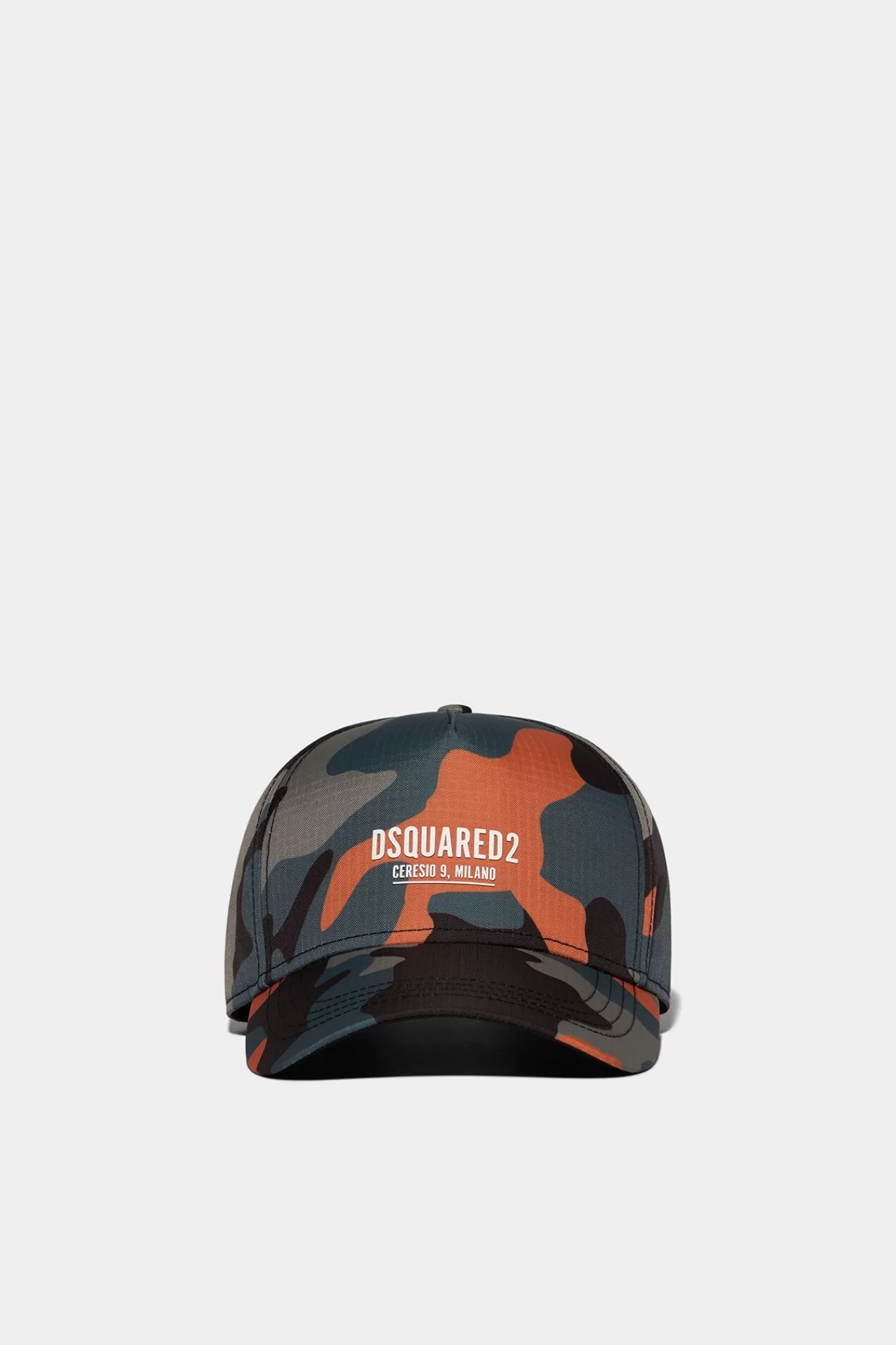 Hoofddeksels^Dsquared2 Ceresio 9 Camo-Baseballpet Oranje