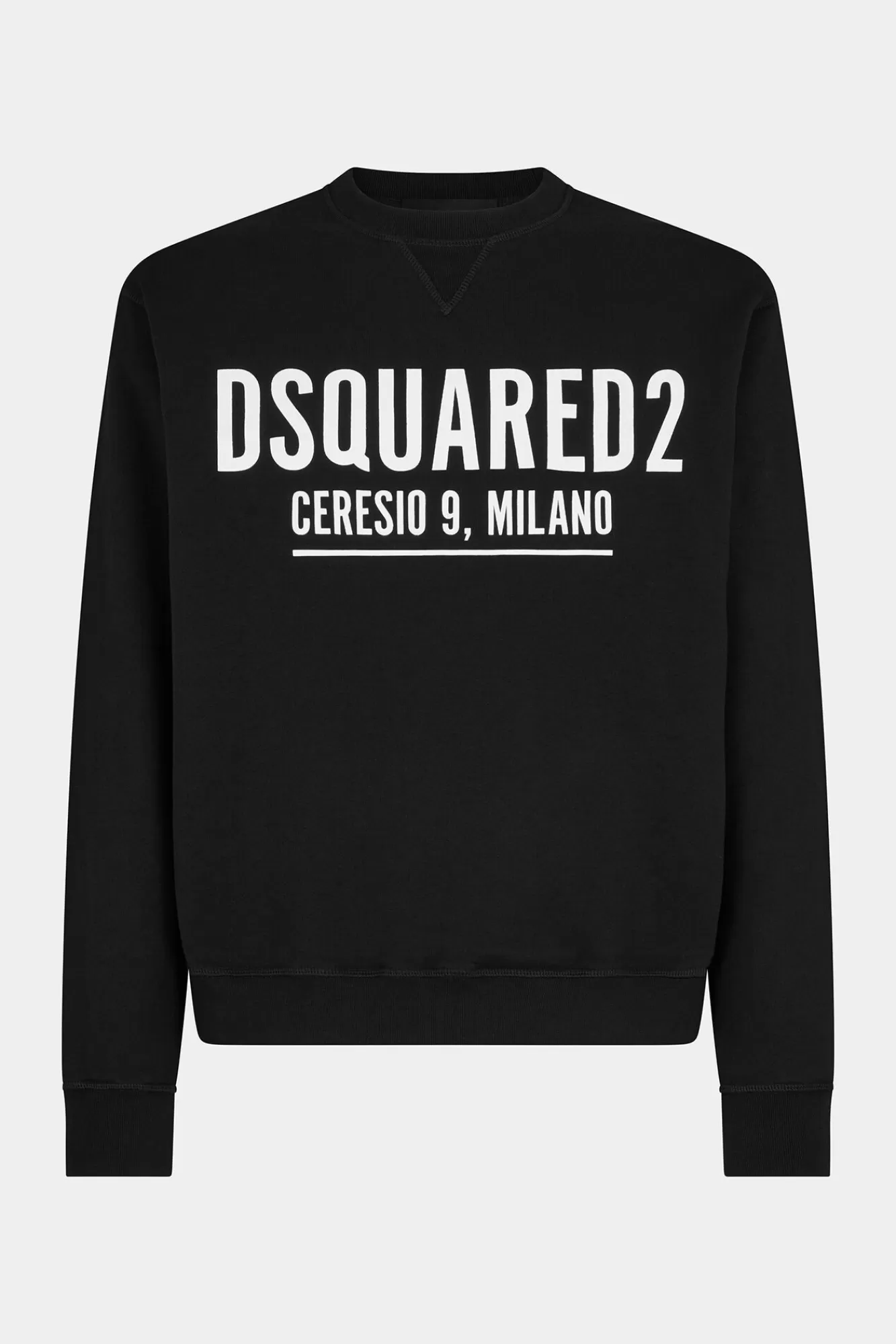 Sweatshirts^Dsquared2 Ceresio 9 Coole Ronde Hals Zwart