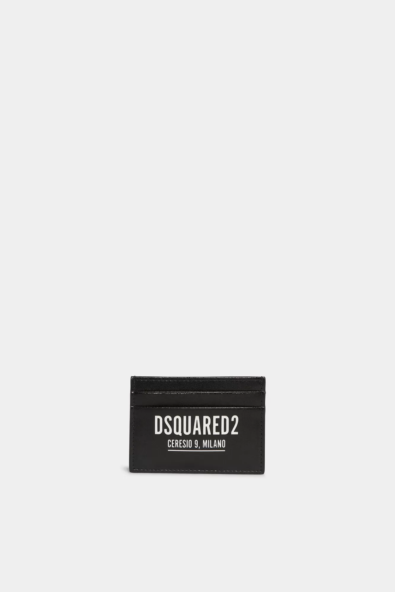 Kleine Lederwaren^Dsquared2 Ceresio 9 Creditcardhouder Zwart