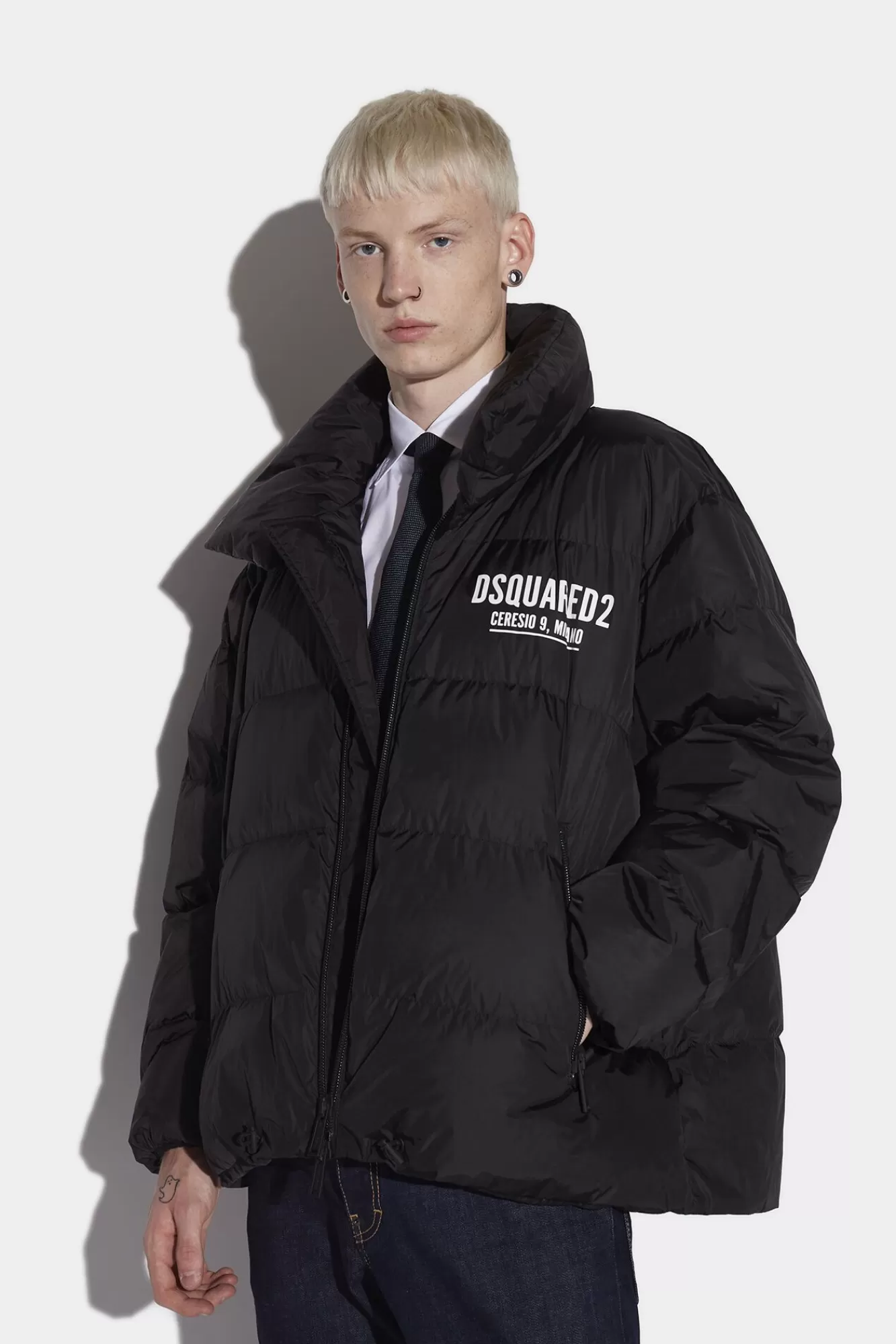 Jassen En Bovenkleding^Dsquared2 Ceresio 9 Pufferjack Zwart