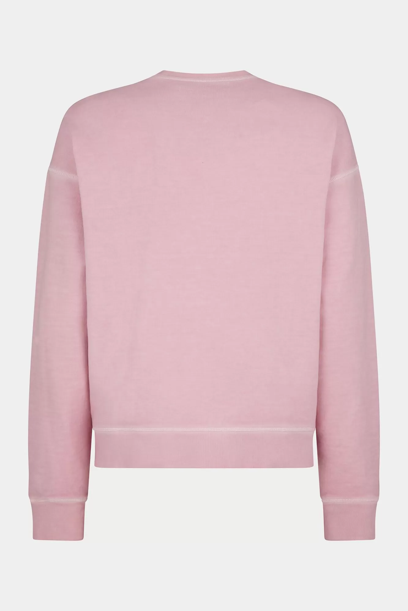 Sweatshirts^Dsquared2 Cipro Fit Sweatshirt Met Ronde Hals Baby Roze