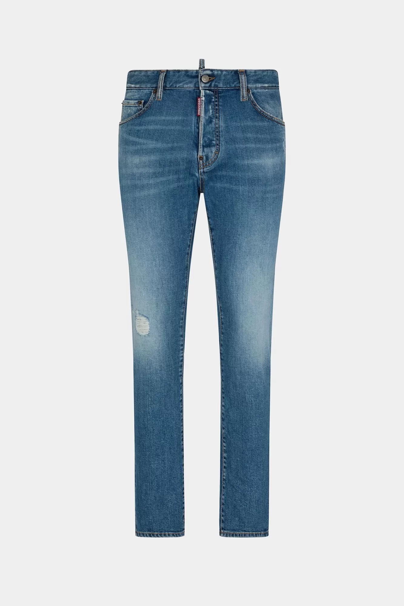 Jeans^Dsquared2 Coole Guy Jeans Met Medium Preppy Wassing Marine