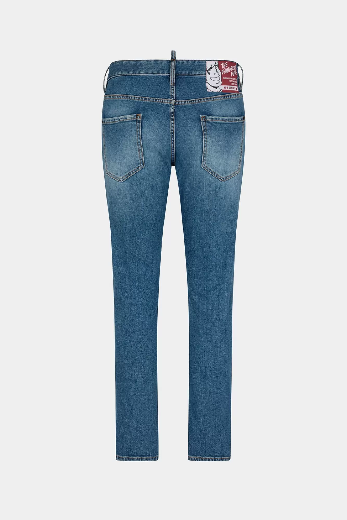 Jeans^Dsquared2 Coole Guy Jeans Met Medium Preppy Wassing Marine