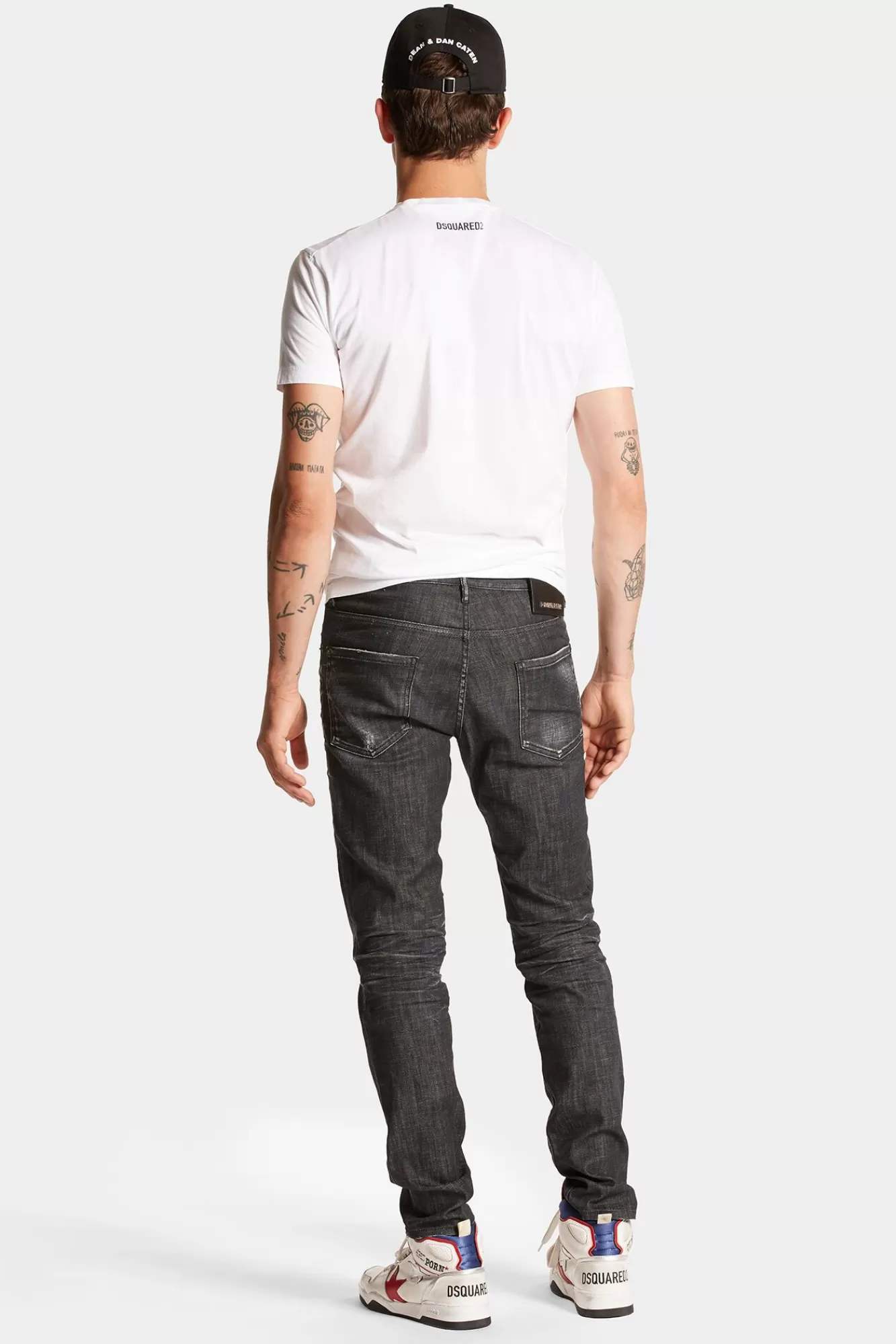 Jeans^Dsquared2 Coole Guy-Jeans Met Gemakkelijke E Wassing Zwart