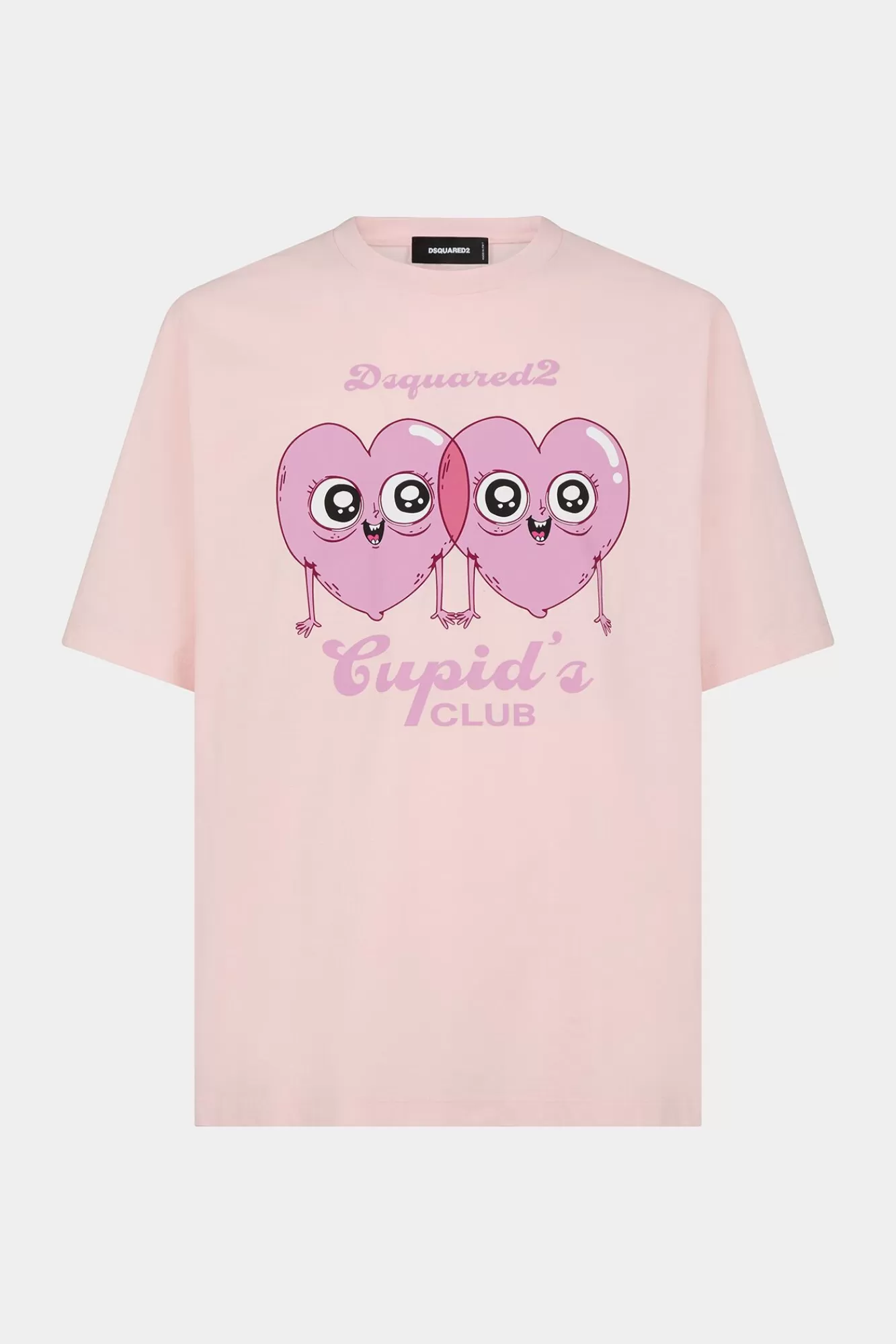 T-Shirts En Poloshirts^Dsquared2 Cupid'S Club Skater-Fit T-Shirt Baby Roze