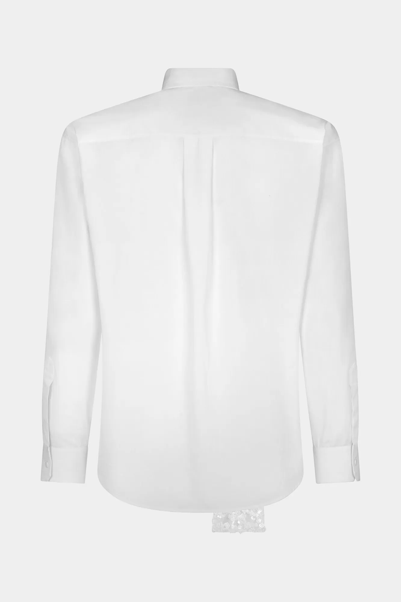 Overhemden^Dsquared2 D2 Bloesems Sjaal Shirt Wit