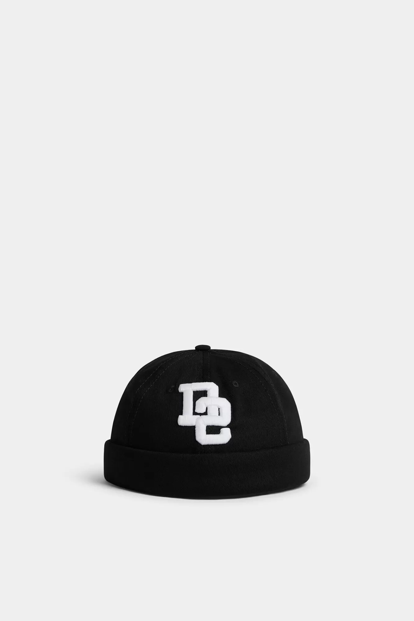 Hoofddeksels^Dsquared2 D2 College Docker-Hoed Zwart Wit