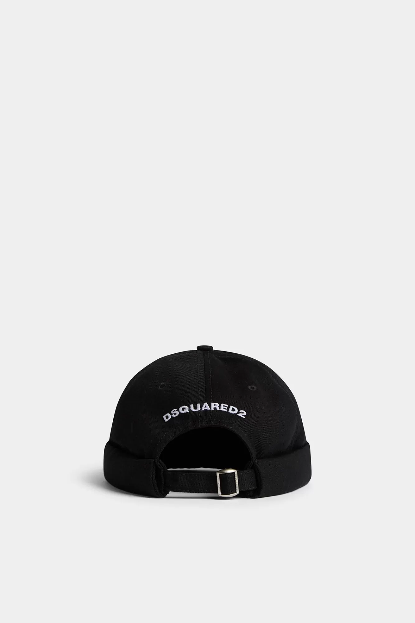 Hoofddeksels^Dsquared2 D2 College Docker-Hoed Zwart Wit