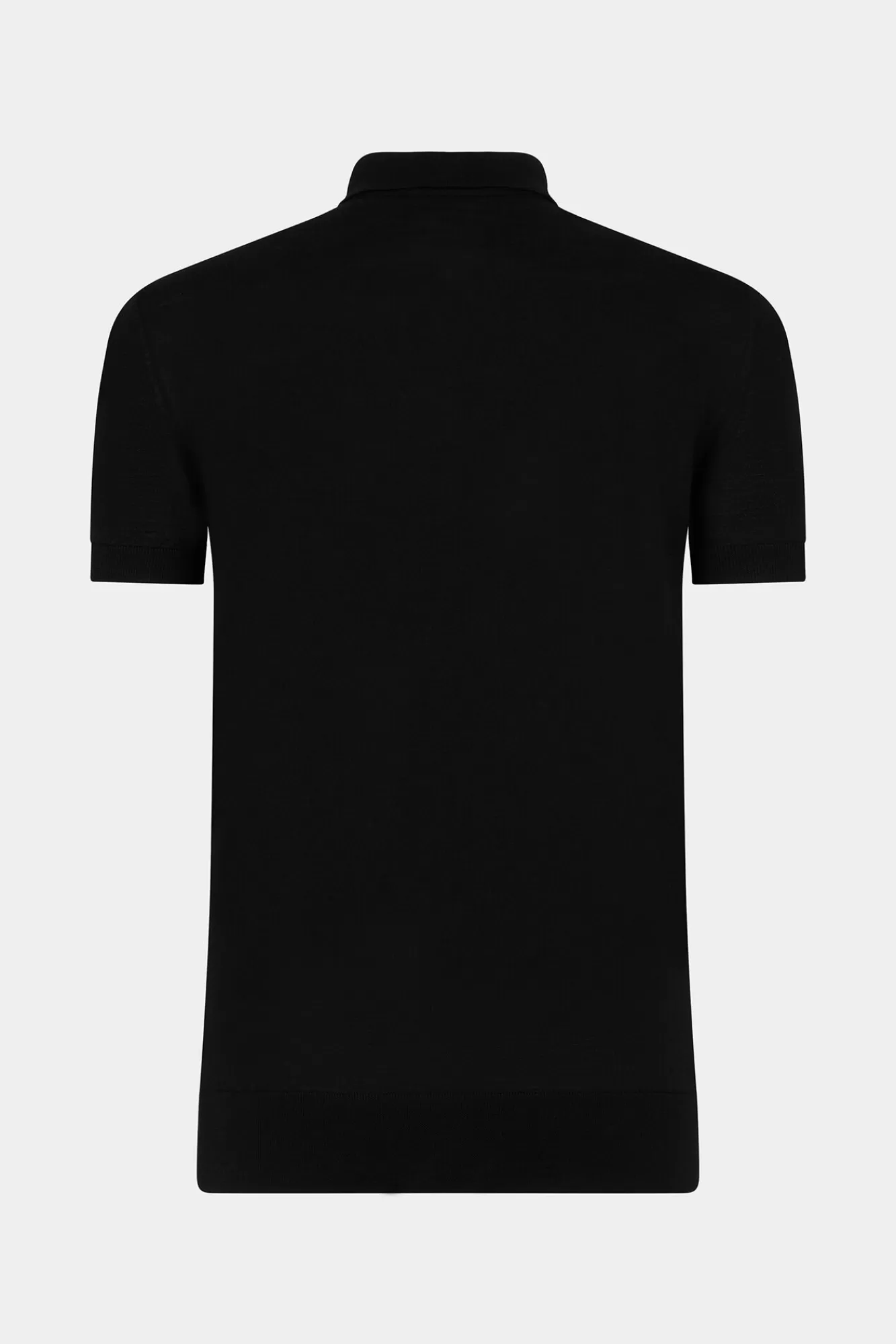 Gebreide Kleding^Dsquared2 D2 Gebreid Poloshirt Zwart