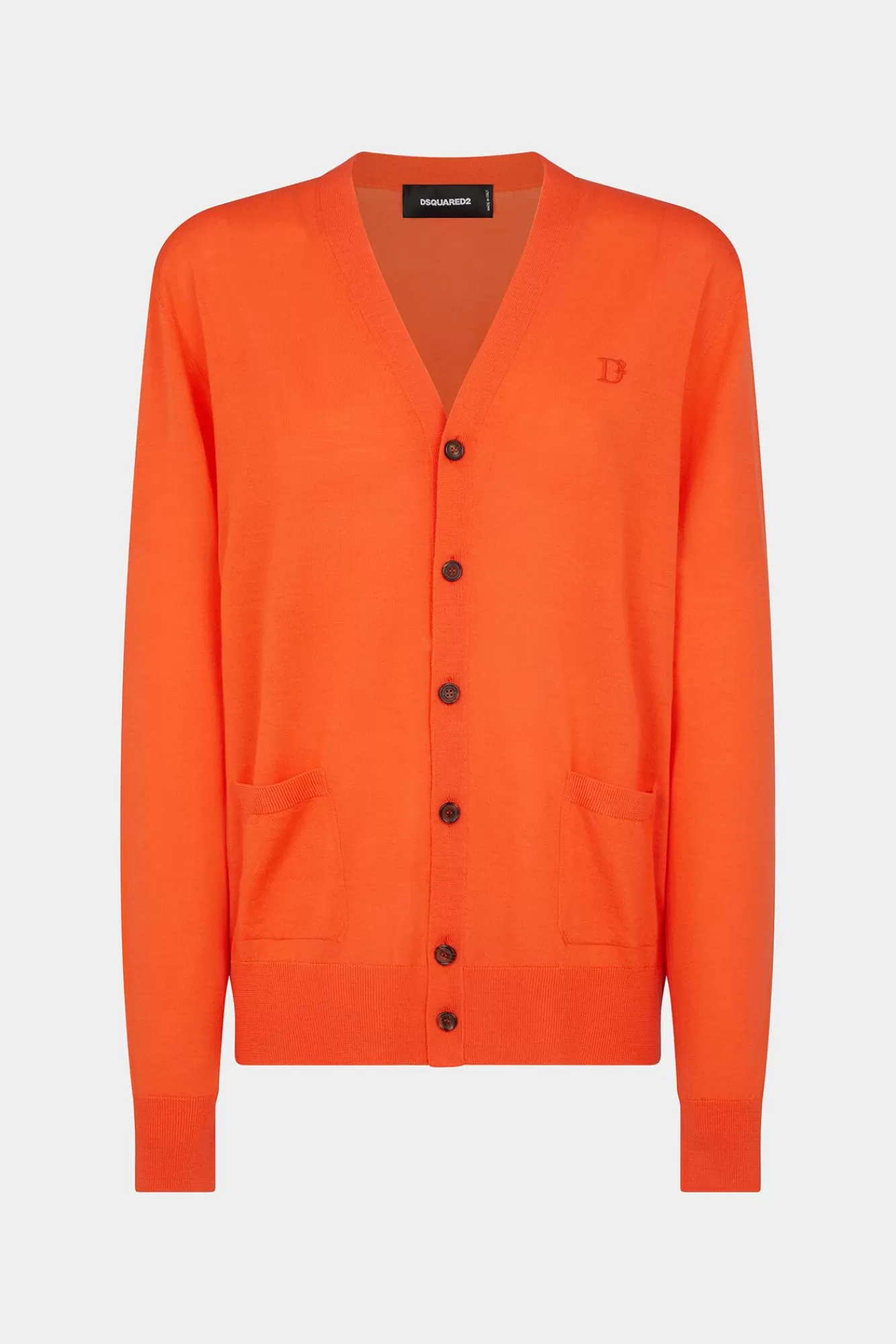 Gebreide Kleding^Dsquared2 D2 Gebreid Vest Uitbundigheid Oranje