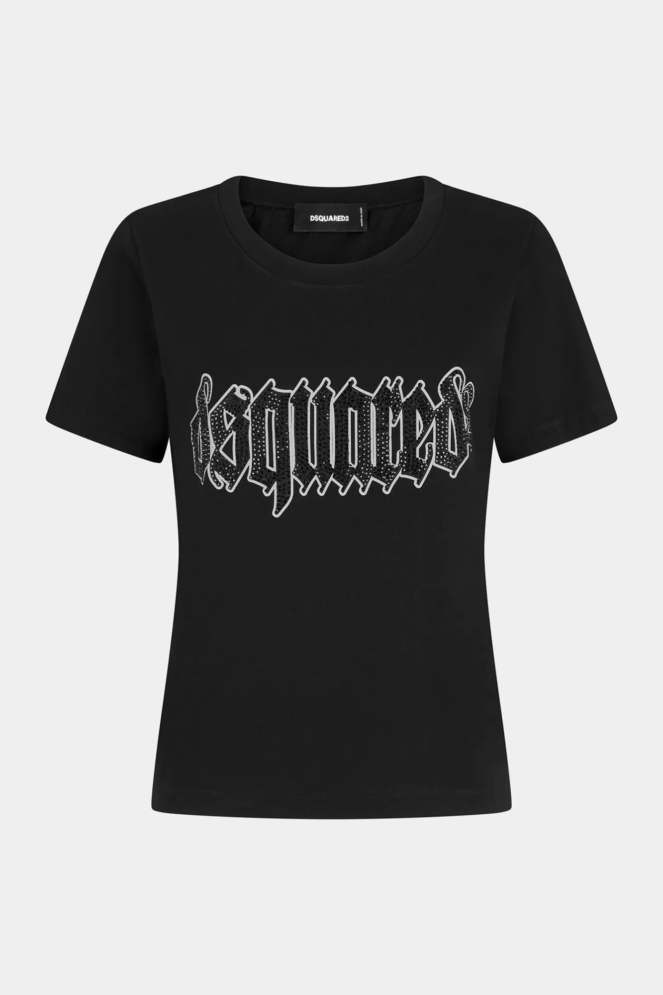 Tops En T-Shirts^Dsquared2 D2 Goth Toy Box-Fit T-Shirt Zwart