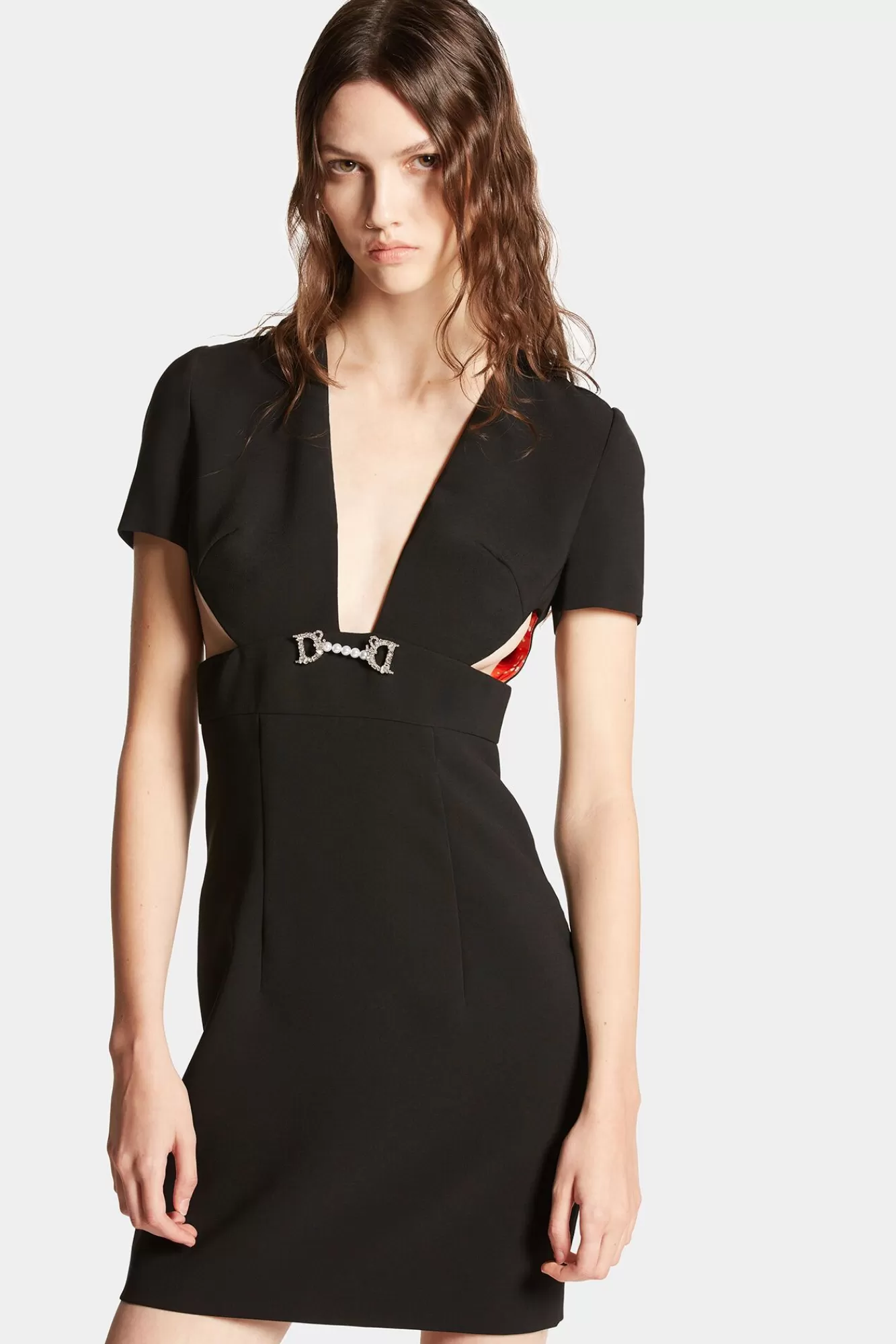 Jurken En Jumpsuits^Dsquared2 D2 Jewel Midi-Jurk Zwart