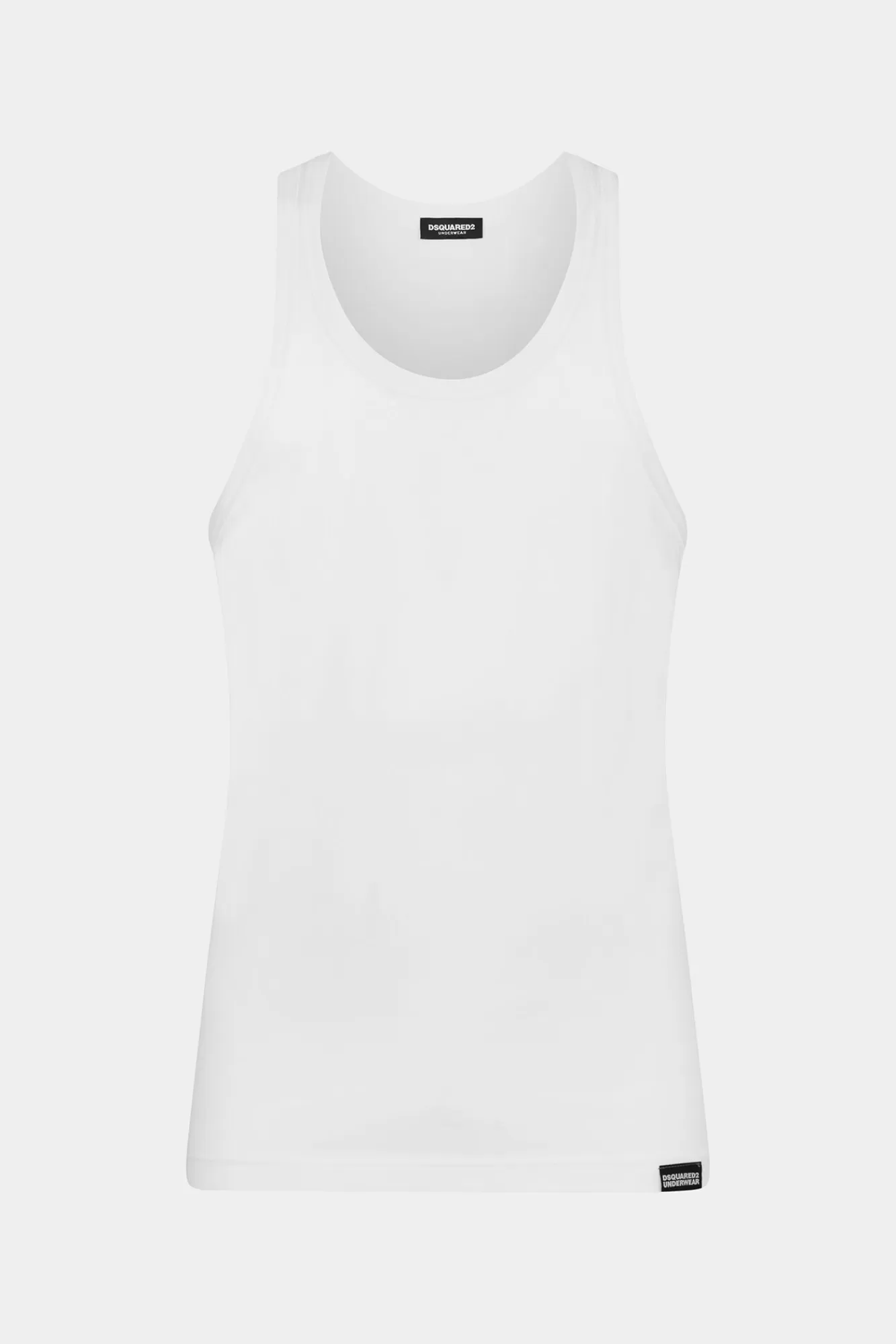 Ondergoed^Dsquared2 D2 Kenmerkende Tanktop Wit