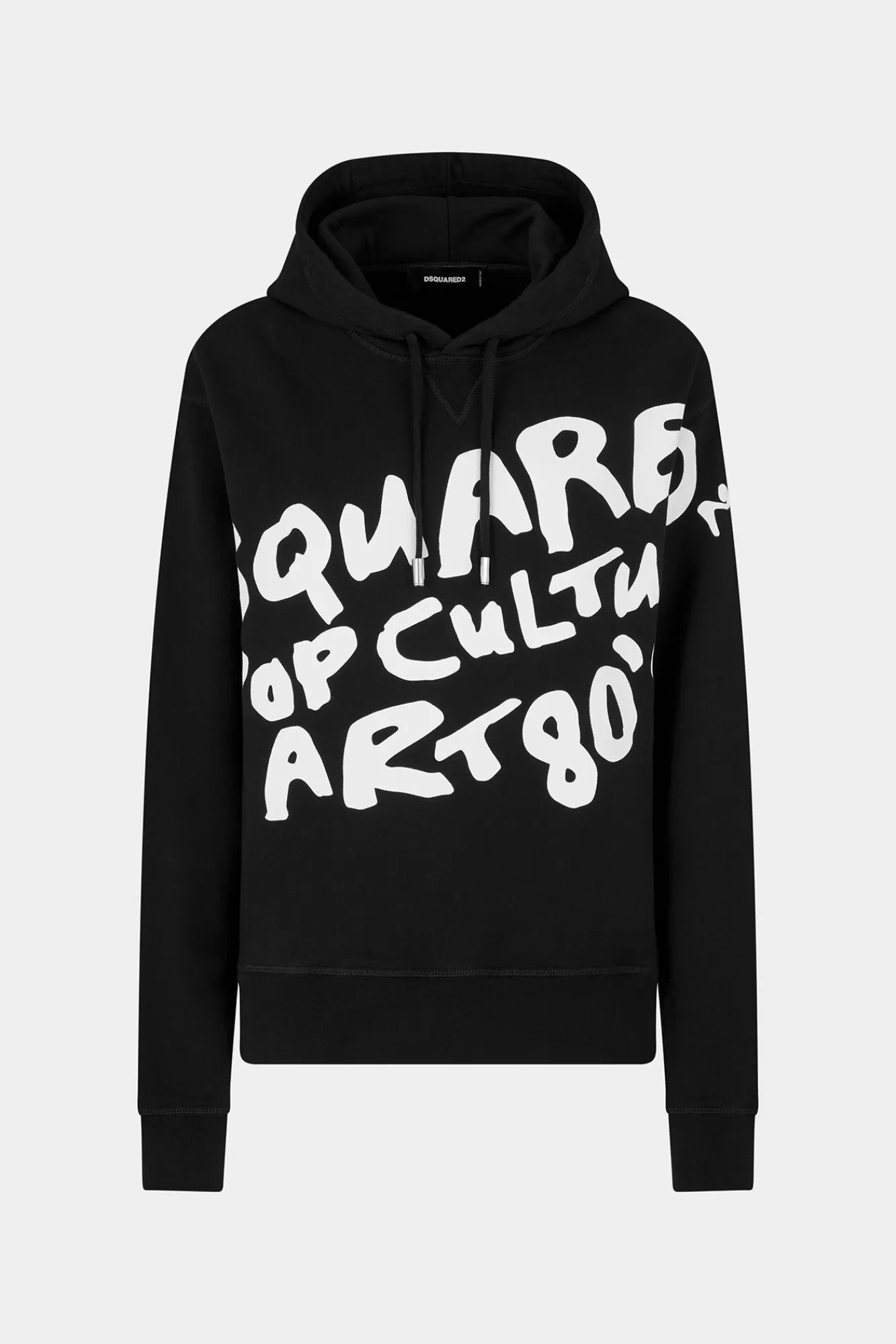 Sweatshirts^Dsquared2 D2 Pop 80'S Cool Fit Hoodie-Sweatshirt Zwart