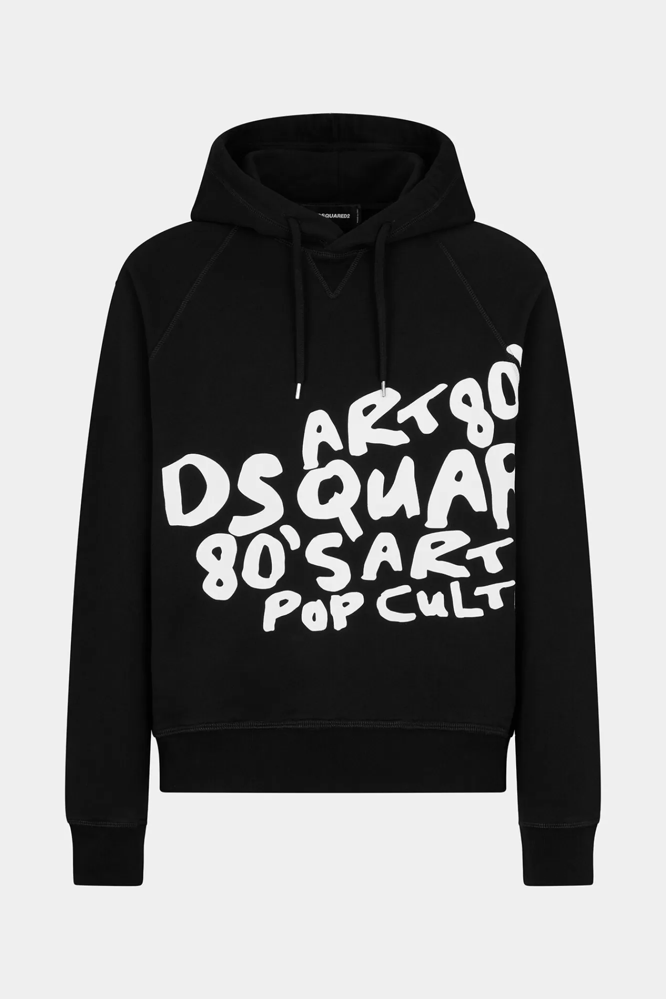 Sweatshirts^Dsquared2 D2 Pop 80'S Cool Fit Hoodie-Sweatshirt Zwart