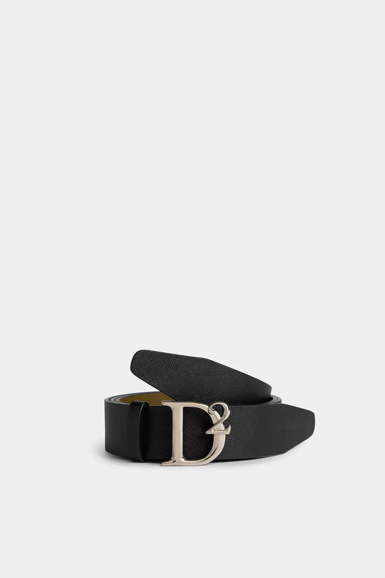 Riemen^Dsquared2 D2 Statement Riem Met Omkeerbare Gesp Zwart/Beige