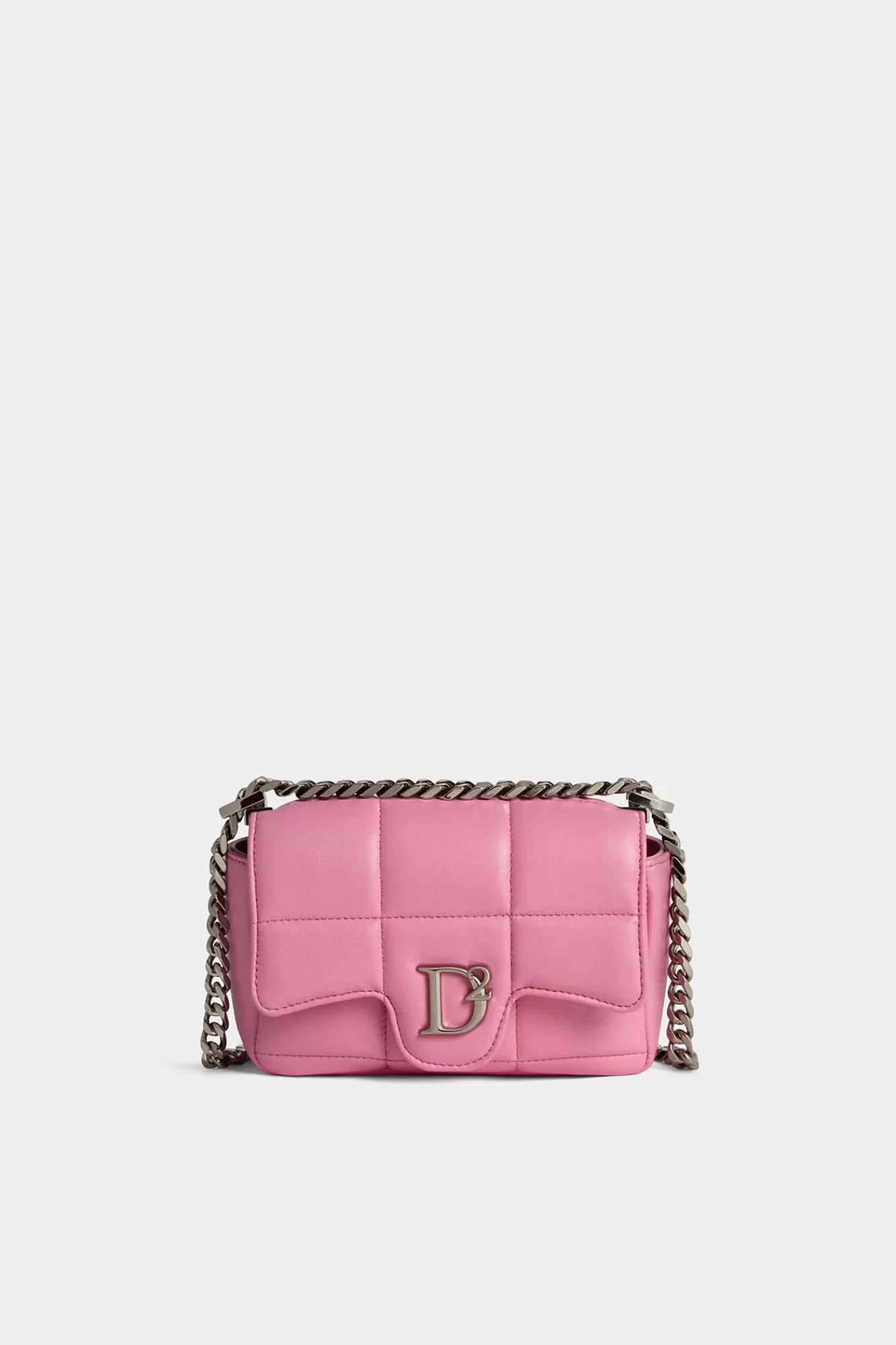 Crossbody^Dsquared2 D2 Statement Zachte Crossbody Roze/Palladium