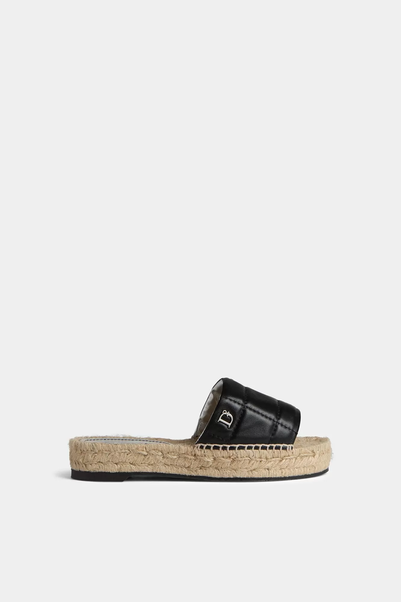 Loafers En Espadrilles^Dsquared2 D2 Statement Zachte Espadrilles-Slippers Zwart