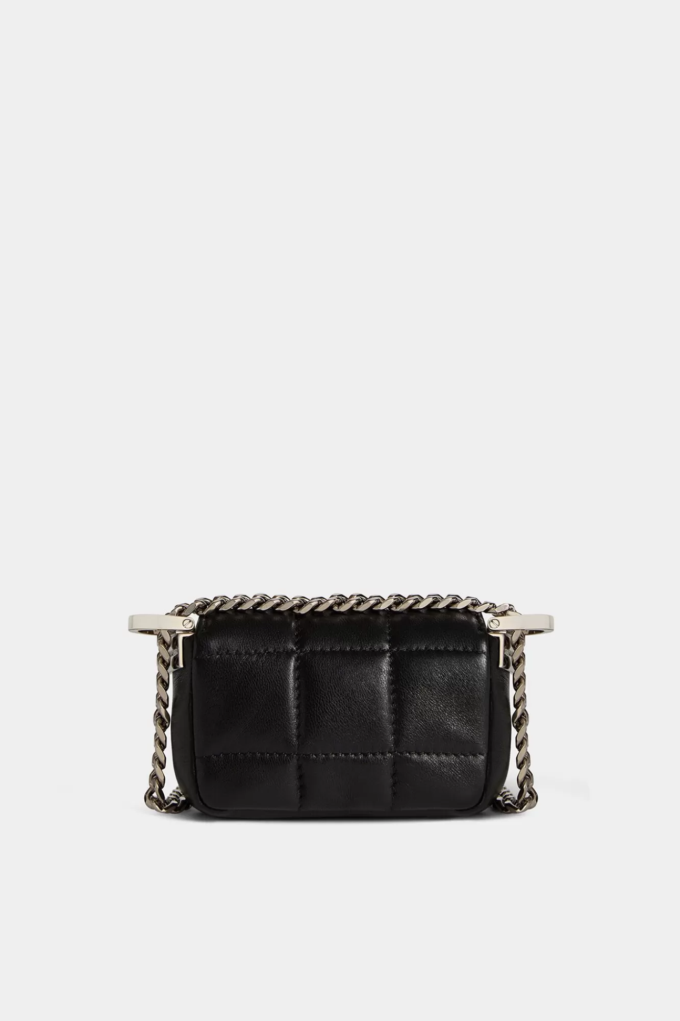 Crossbody^Dsquared2 D2 Statement Zachte Minitas Zwart Palladium