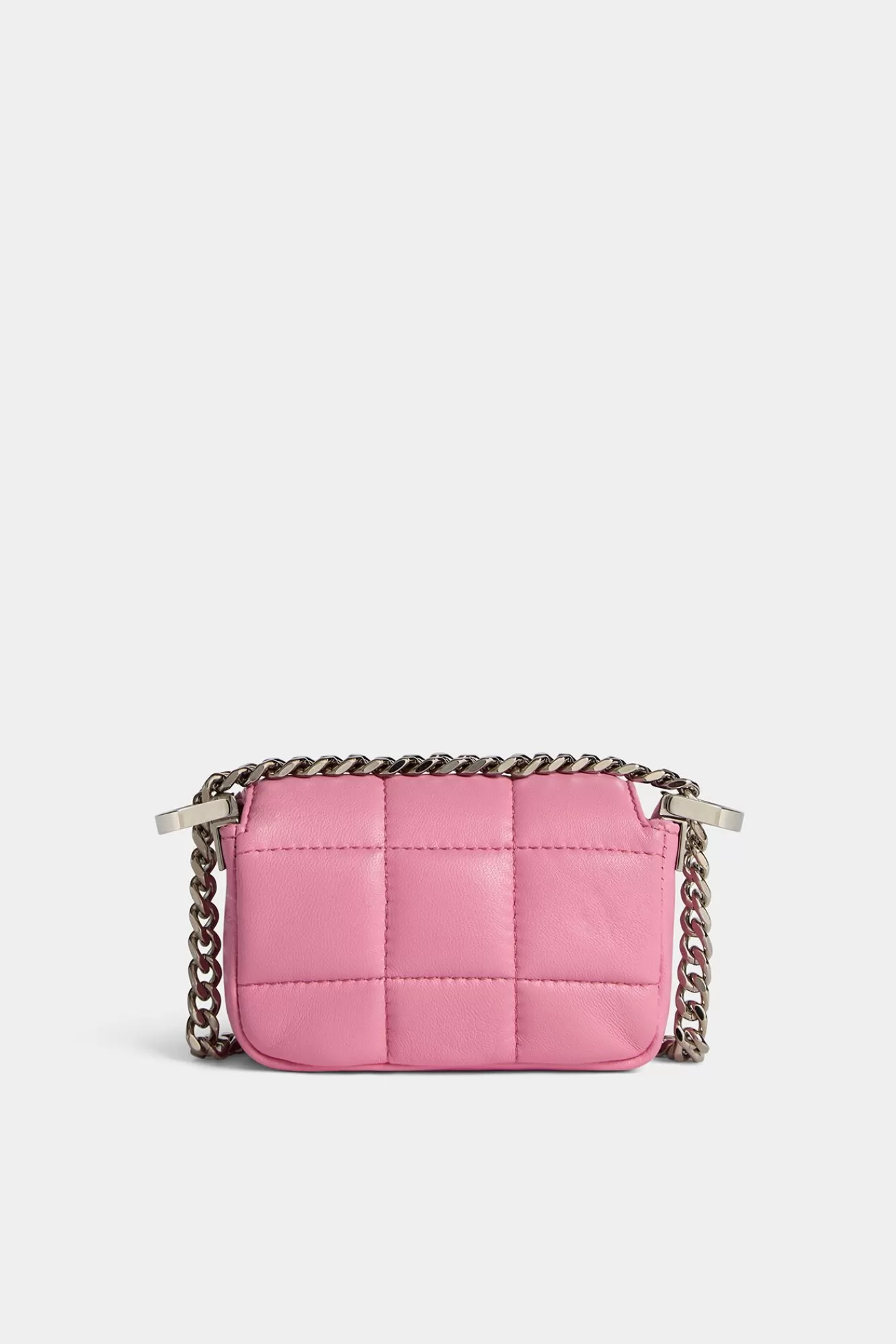 Crossbody^Dsquared2 D2 Statement Zachte Minitas Roze Palladium