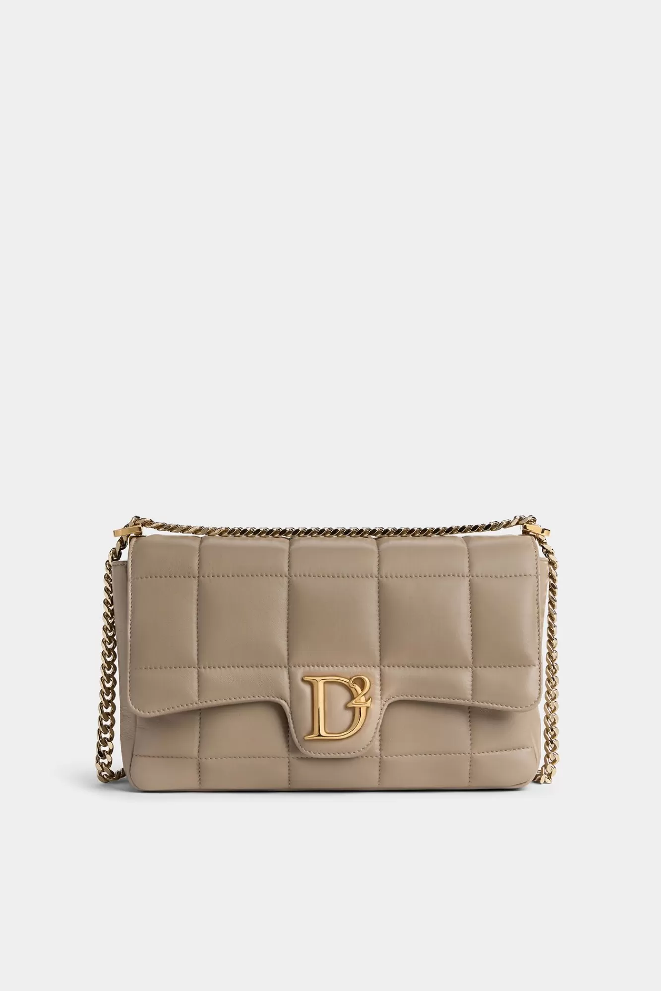 Crossbody^Dsquared2 D2 Statement Zachte Schoudertas Beige