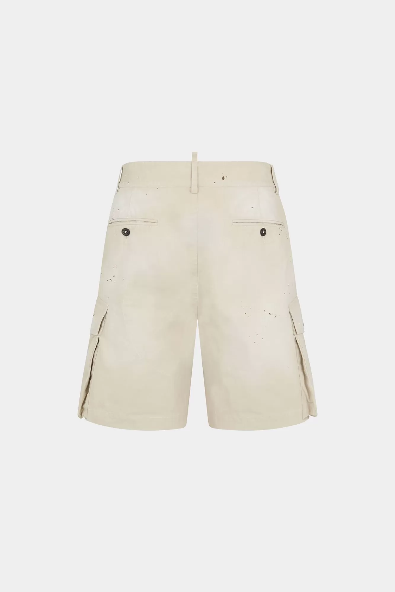 Korte Broek^Dsquared2 D2 Stempels 64 T. Korte Broek Mastiek Beige